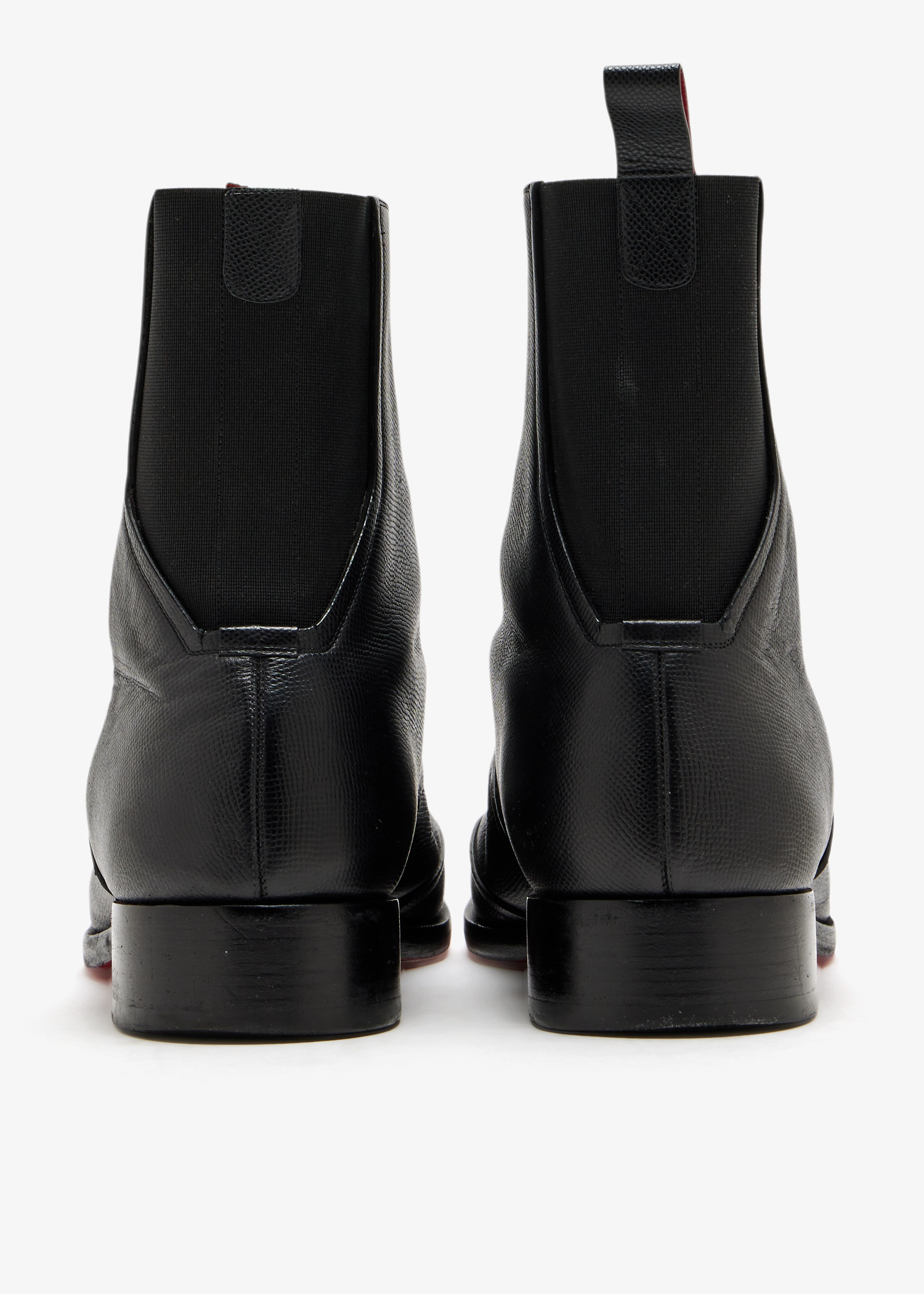 Christian Louboutin MENS Black Boabi Leather Chelsea Boot Christian Louboutin Boabi Leather Chelsea Boots - Black  main image 4