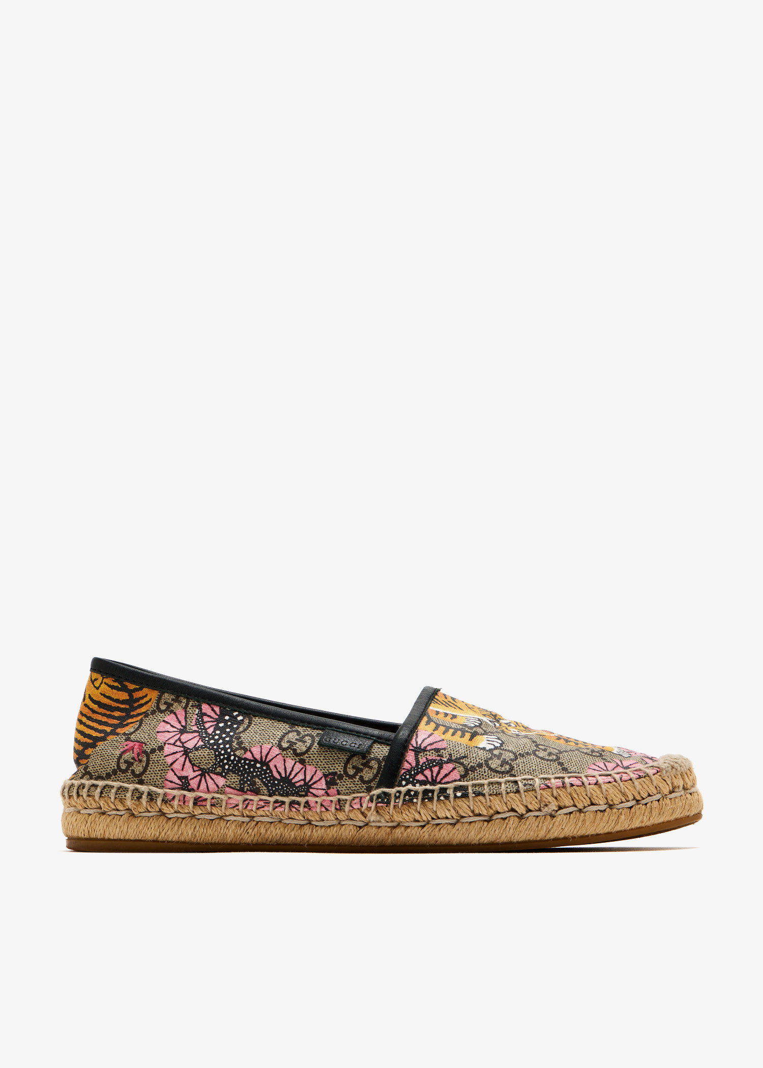 Gucci Pre-Loved GG Supreme Bengal Tiger espadrilles for  display picture 1
