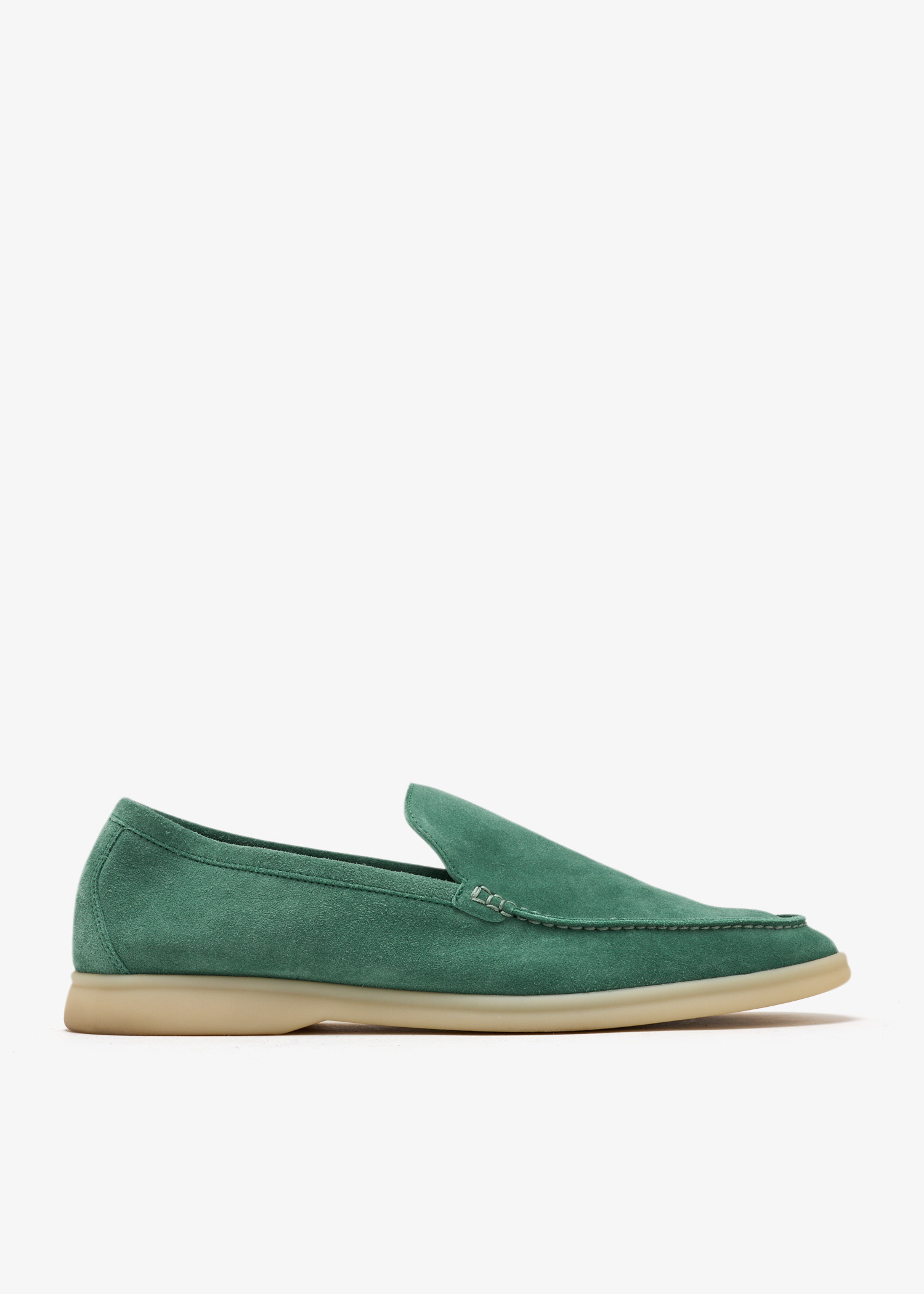 Loro Piana Pre-Loved Summer Walk loafers for Men - Green in Oman