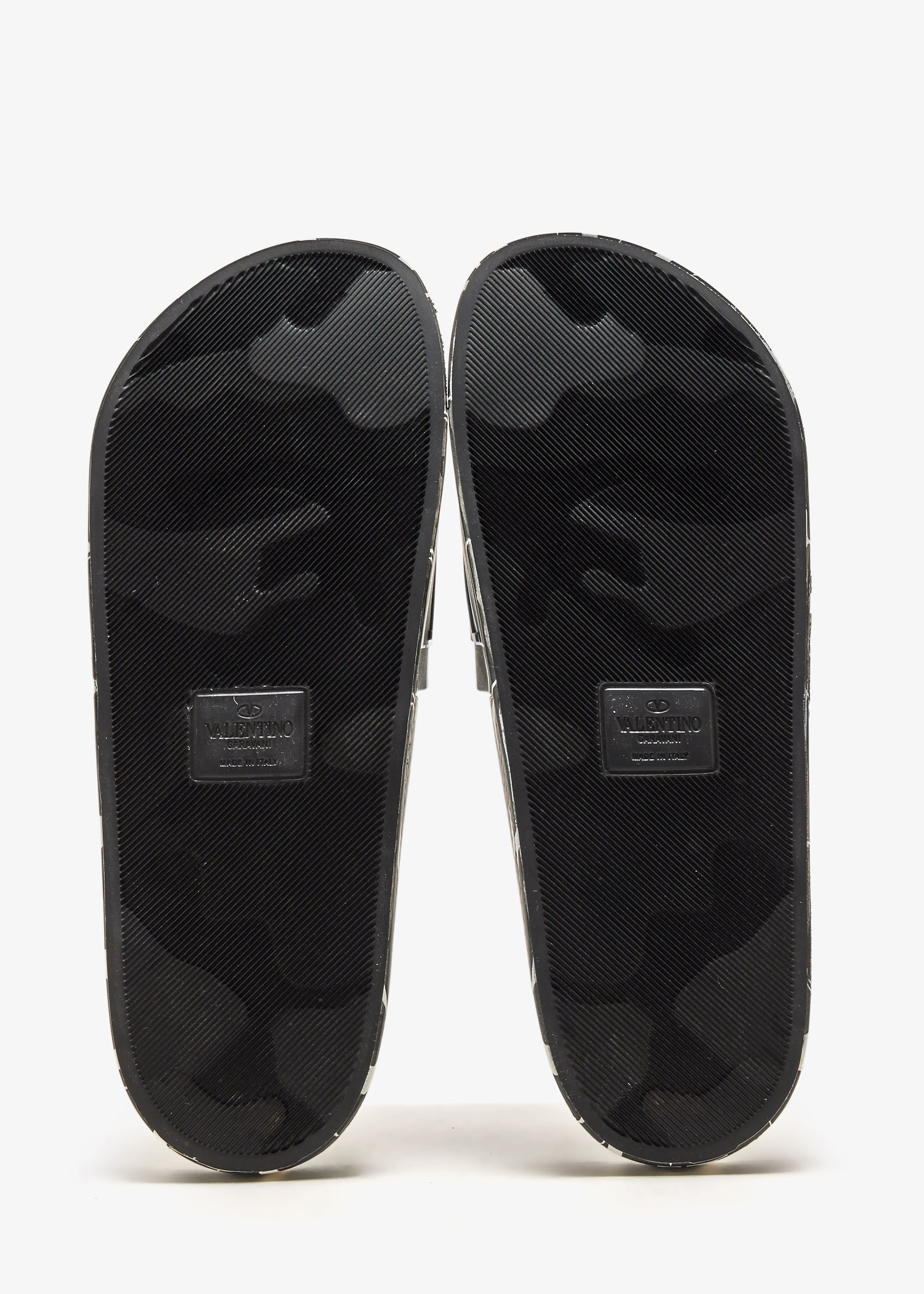 Valentino Garavani Pre-Loved VLTN Logo pool slides for Men  display picture 1