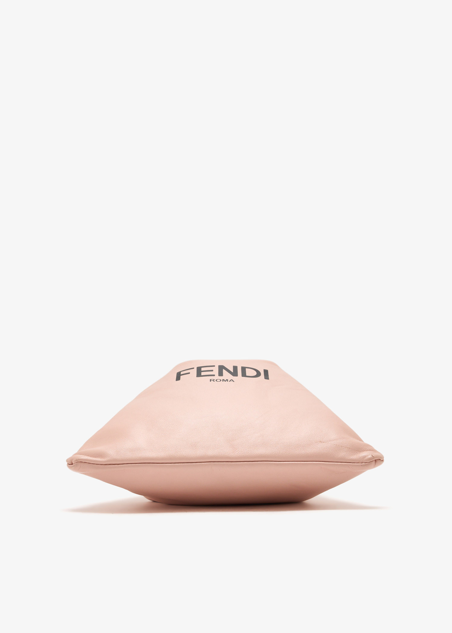 極美品　Fendi Accessory Pouch Pink Bag Fendi Pink Vitello Flamingo Fendist Pouchette. – Votre Luxe