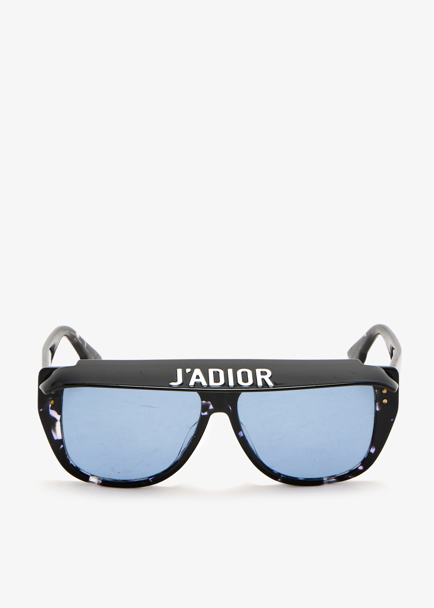 Dior Pre-Loved Club 2 visor sunglasses for Women - Black in 