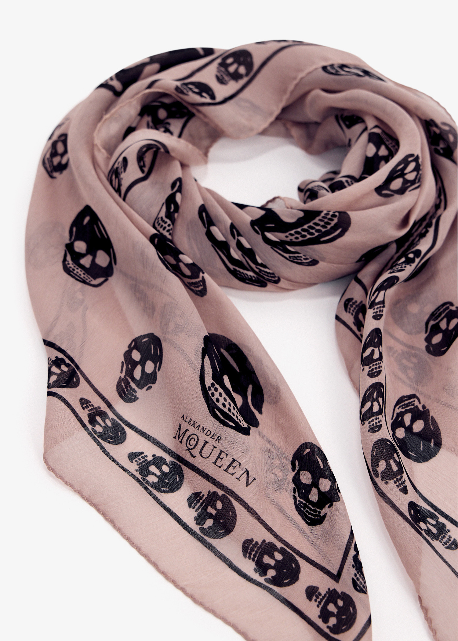 Alexander McQueen Pre-Loved Skull print scarf for Women - Printed