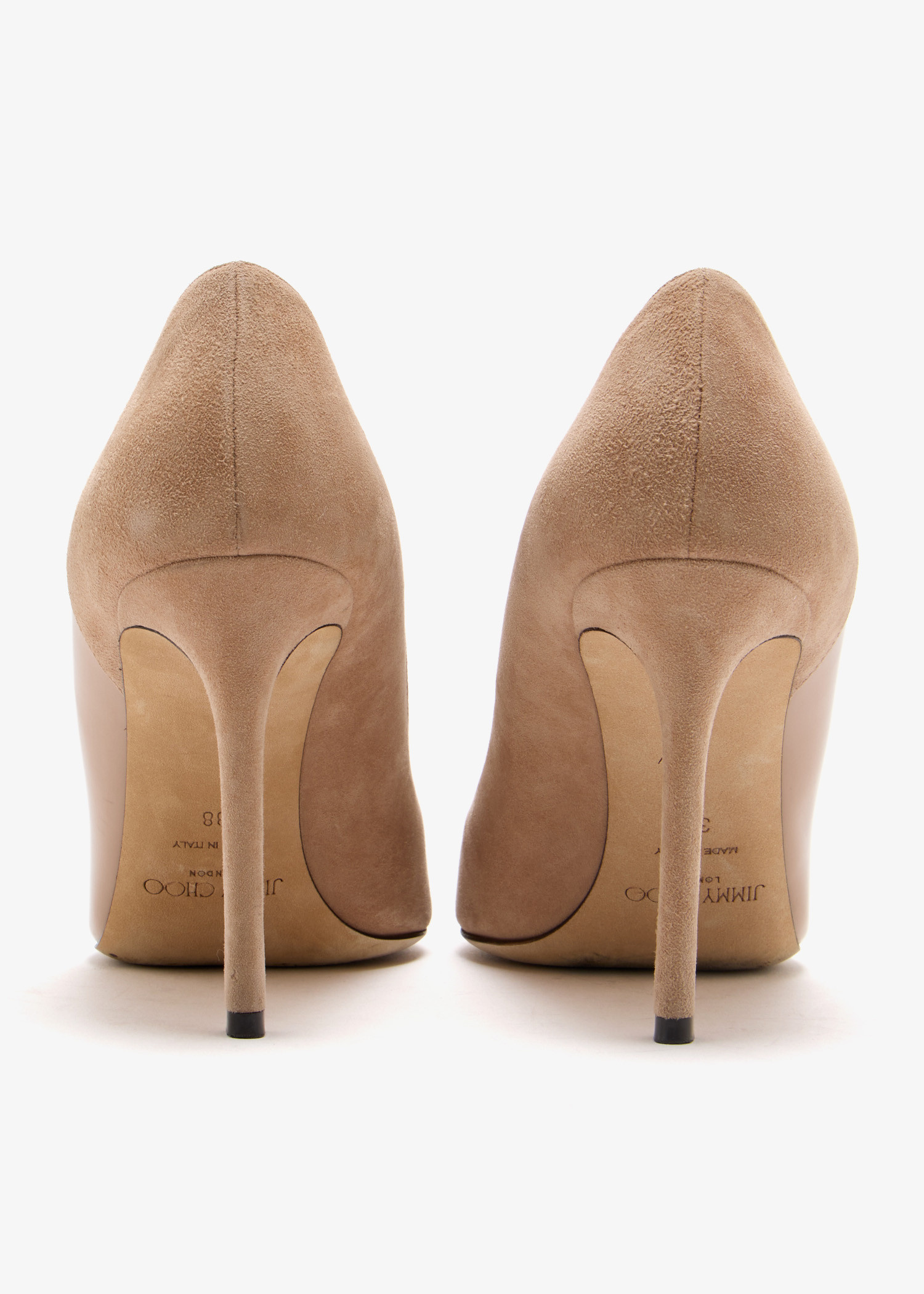 Jimmy Choo Pre-Loved Cass 95 pumps for Women - Beige in UAE