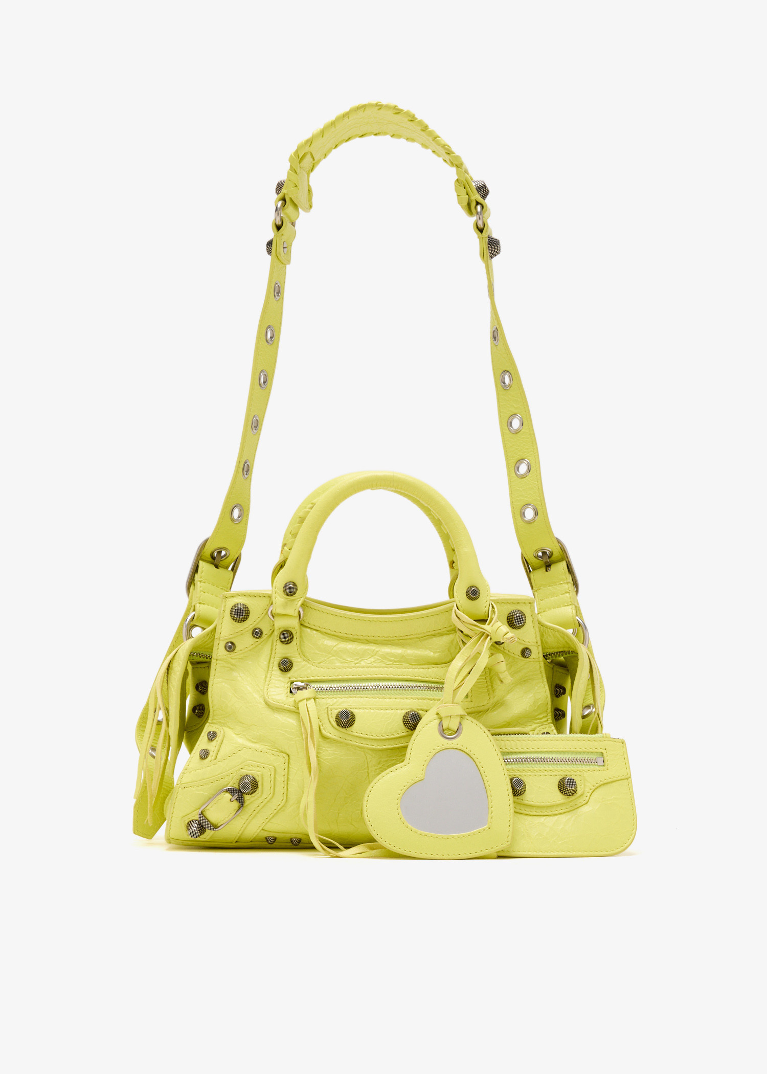 Balenciaga Pre-Loved XS Neo Cagole city bag for Women - Yellow in