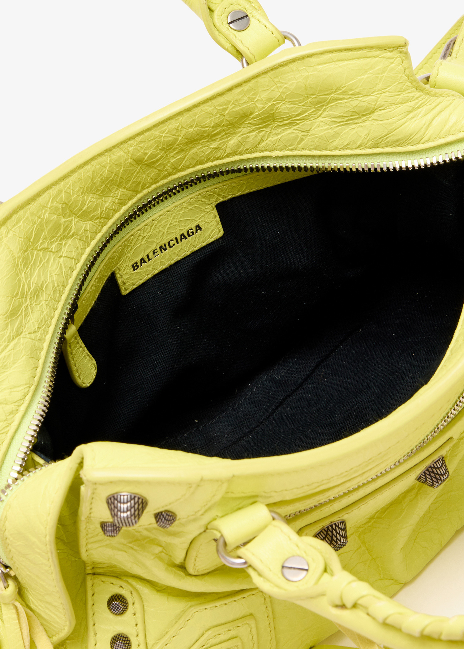 Balenciaga Pre-Loved XS Neo Cagole city bag for Women - Yellow in