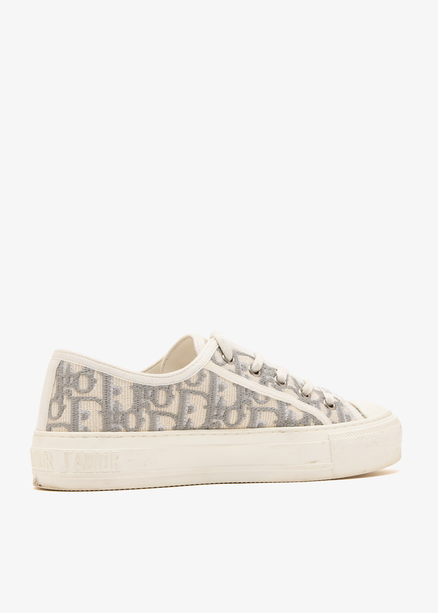 Dior Pre-Loved Walk'n'Dior Oblique embroidered sneakers for Women