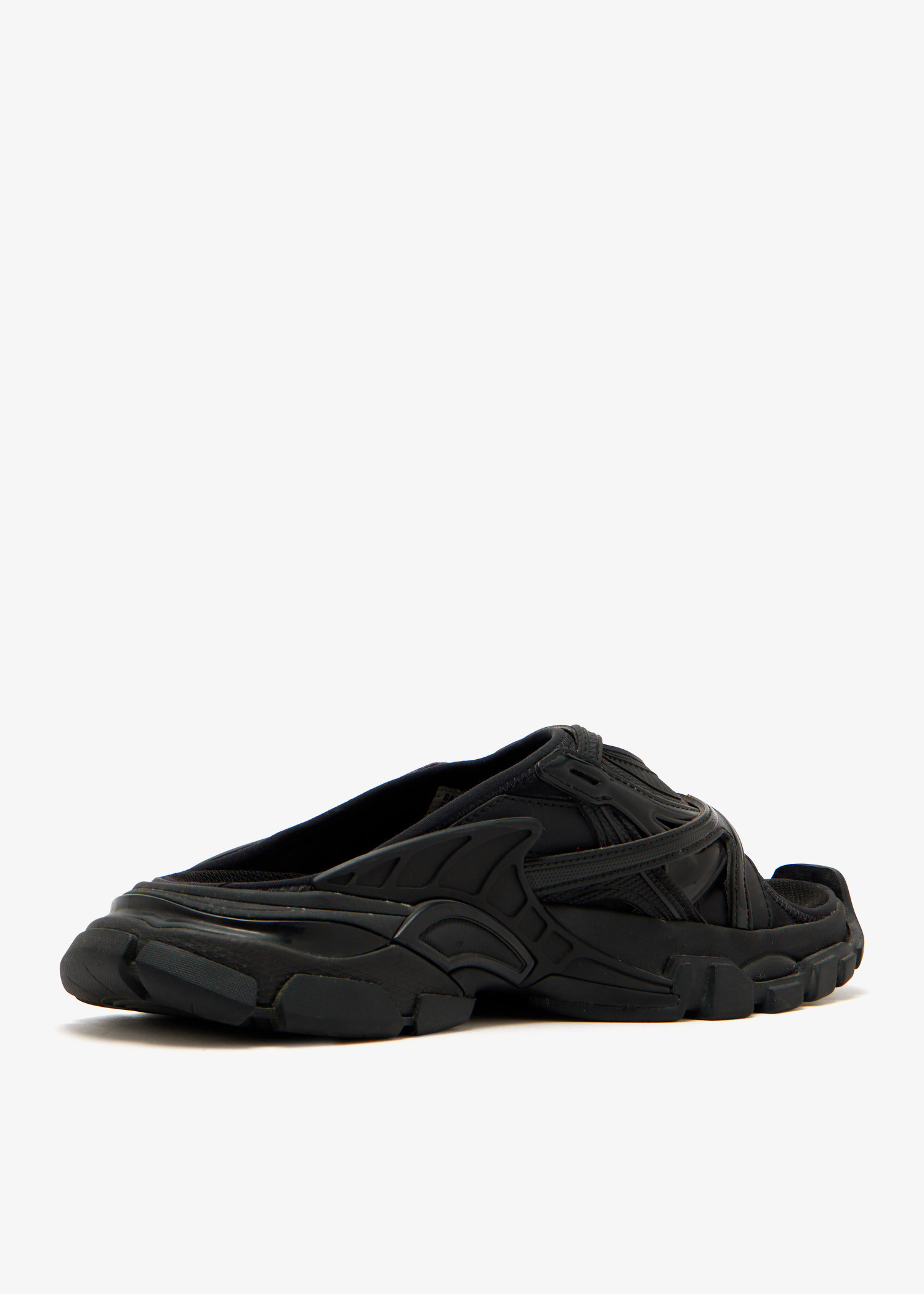 Balenciaga Pre-Loved Track Slide sandals for Women - Black in