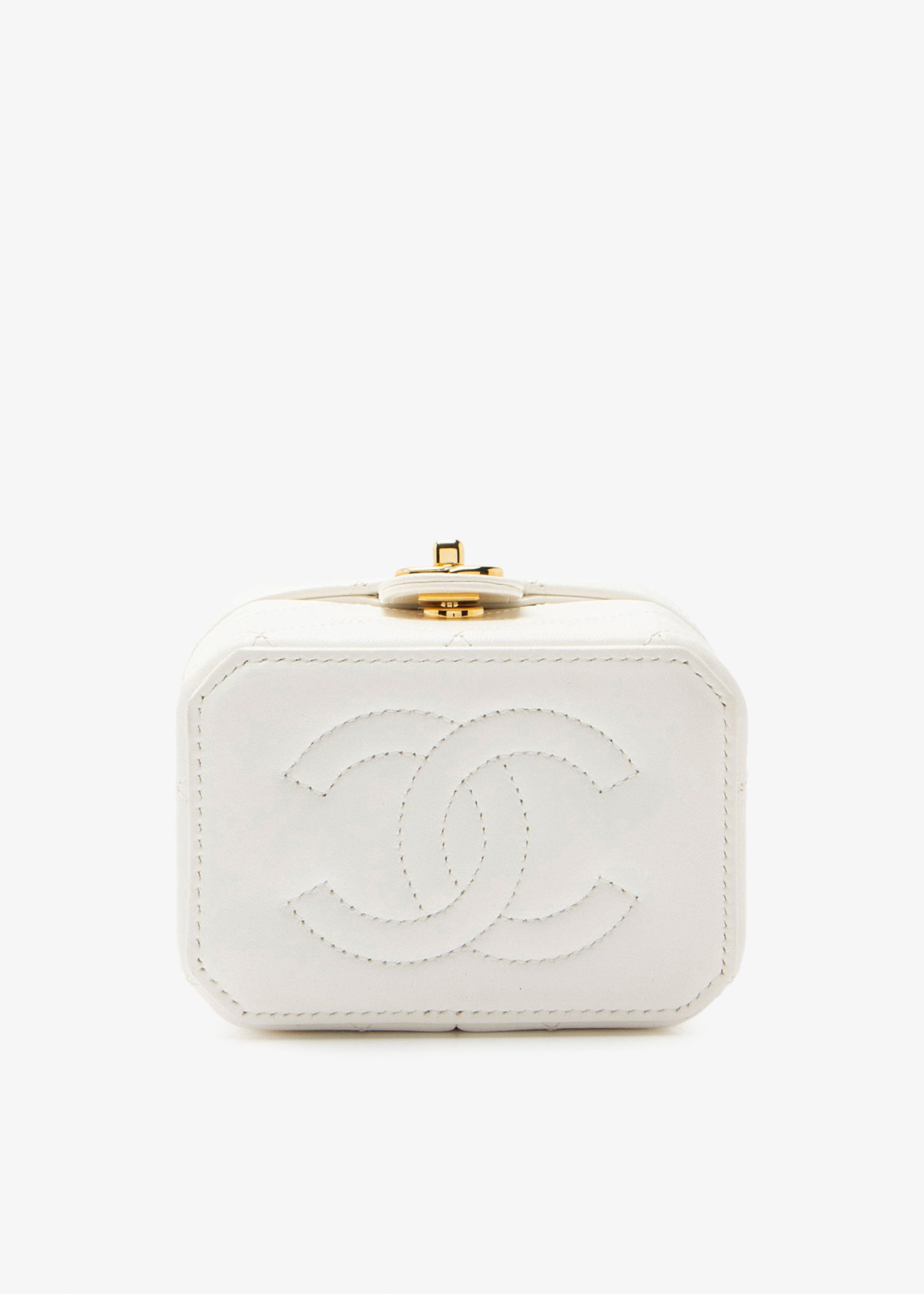 Chanel Pre-Loved CC Vanity crossbody bag for Women - White in UAE