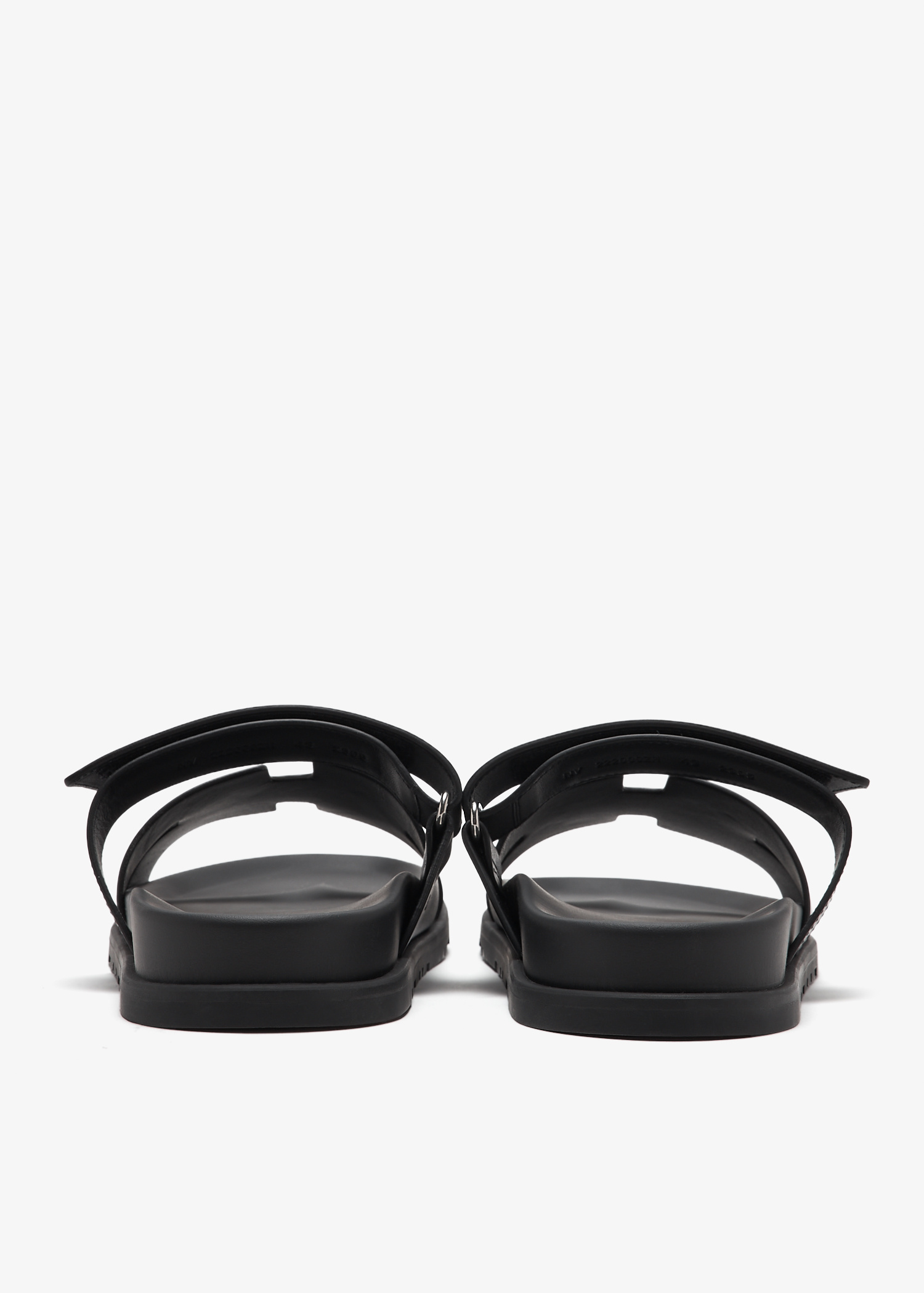 Hermès Pre-Loved Chypre sandals for Men - Black in KSA | Level Shoes