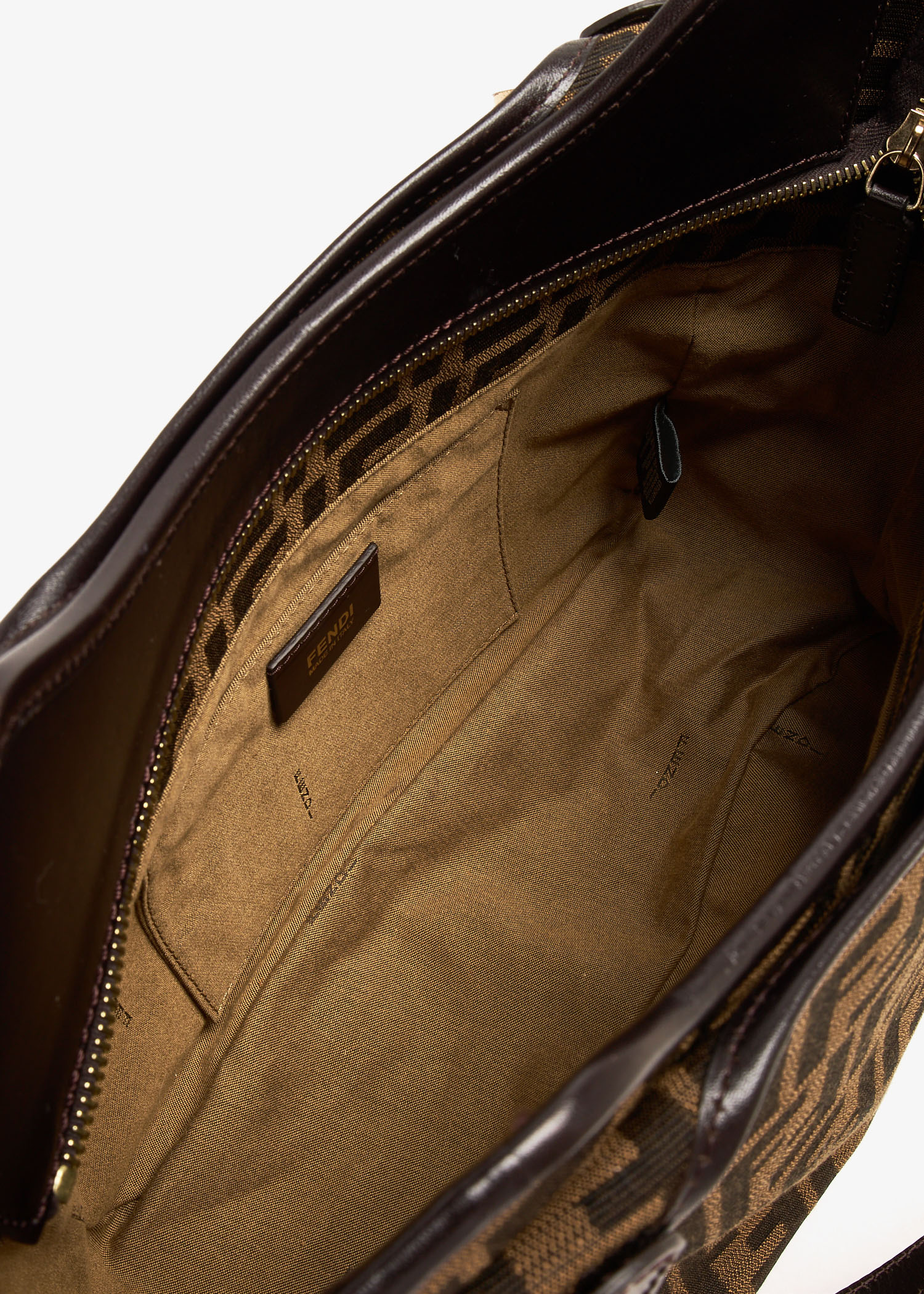 FENDI Pre-Loved Small Zucca Chef tote bag for Women - Brown in UAE