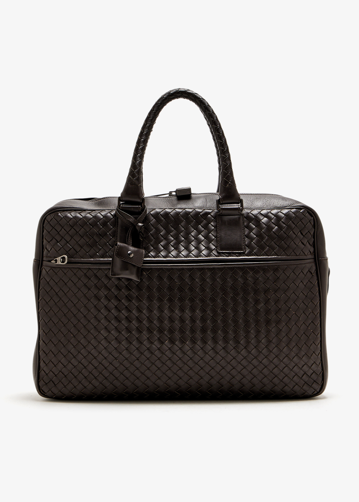 Bottega Veneta Pre-Loved Intrecciato business bag for ADULT