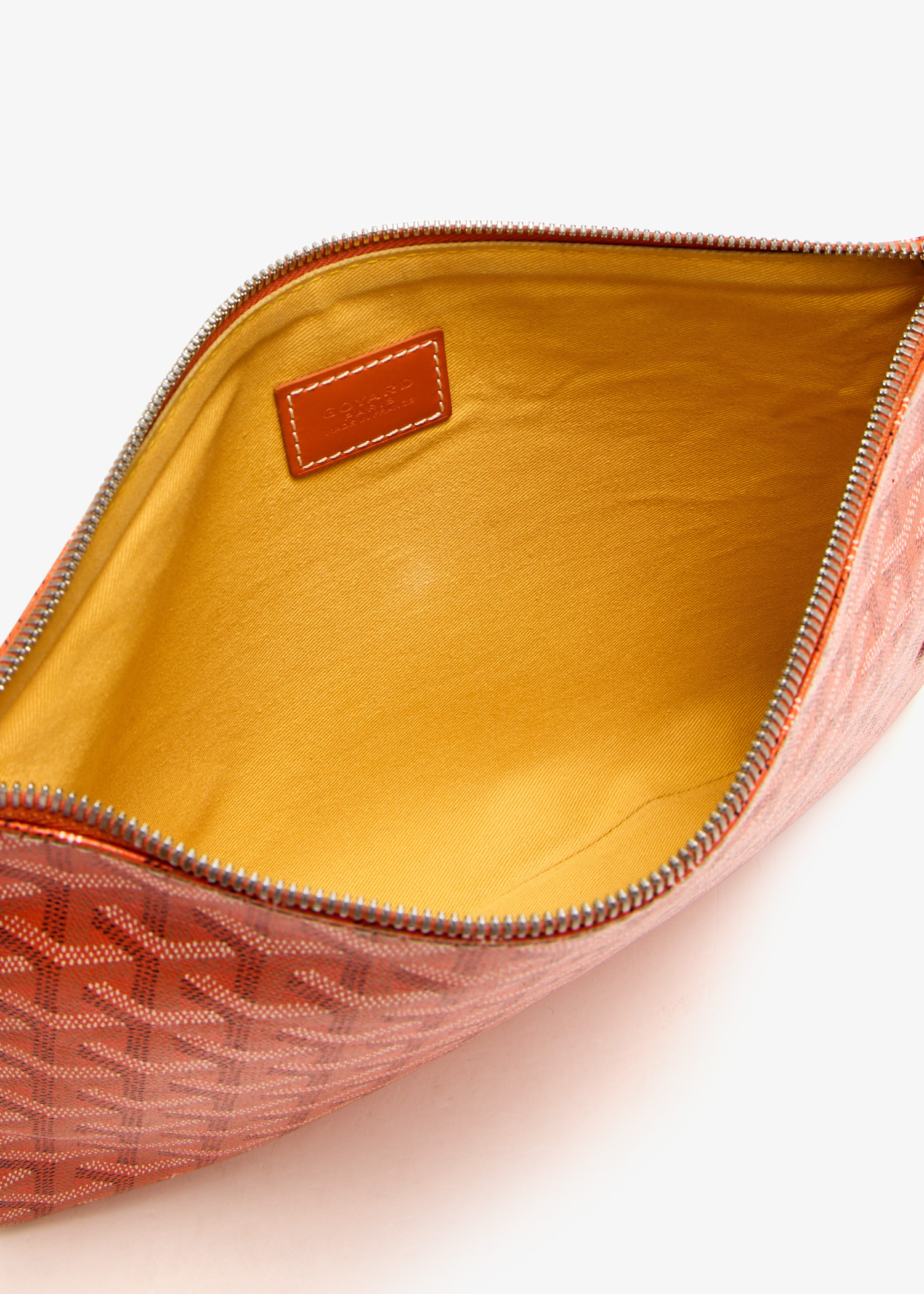 Goyard Pre-Loved Sénat MM pouch for Women - Orange in KSA | Level