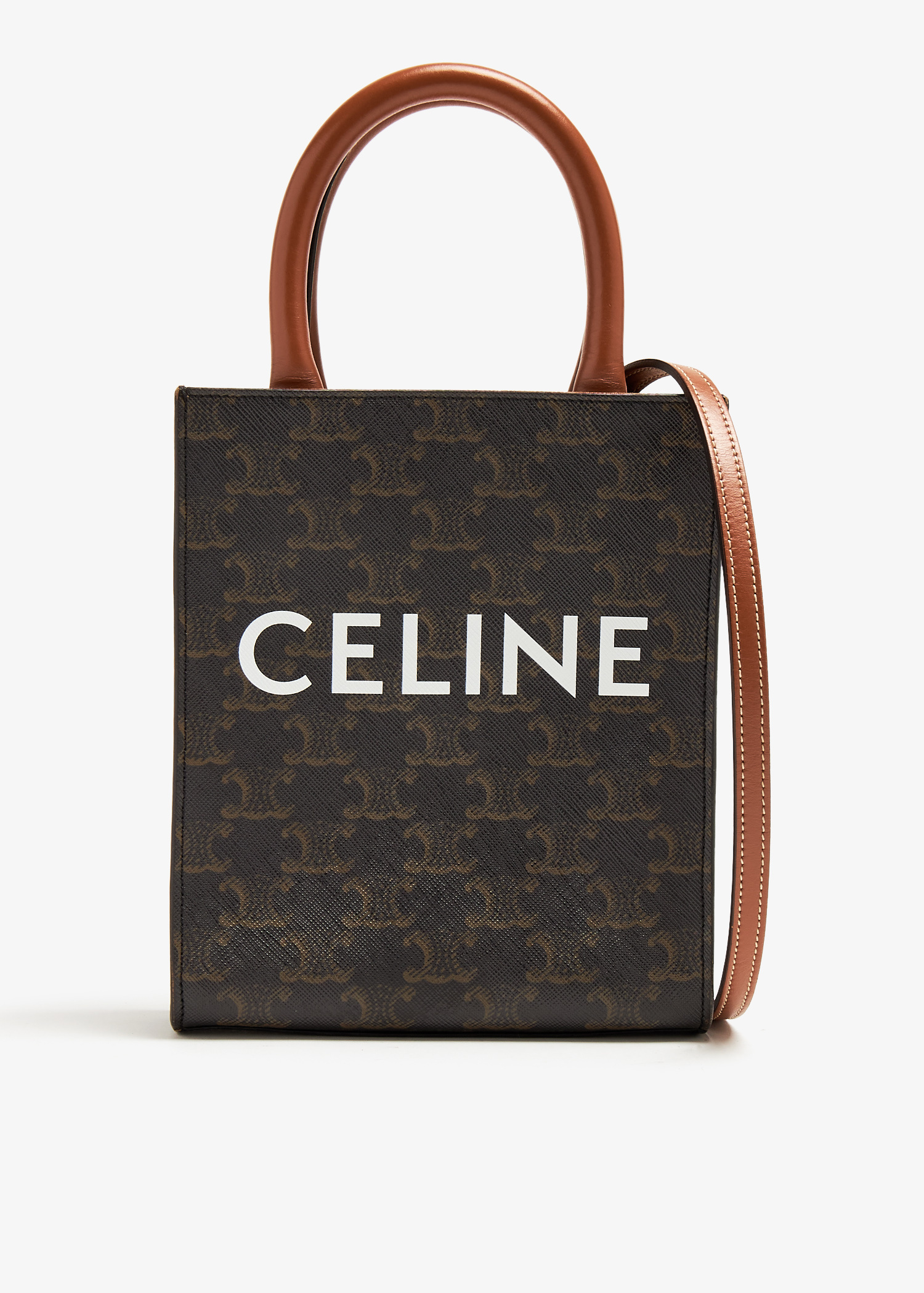 [VIPセール] CELINE セリーヌ Small Cabas Vertical バッグ Celine Mini Cabas Vertical Monogram Canvas Crossbody