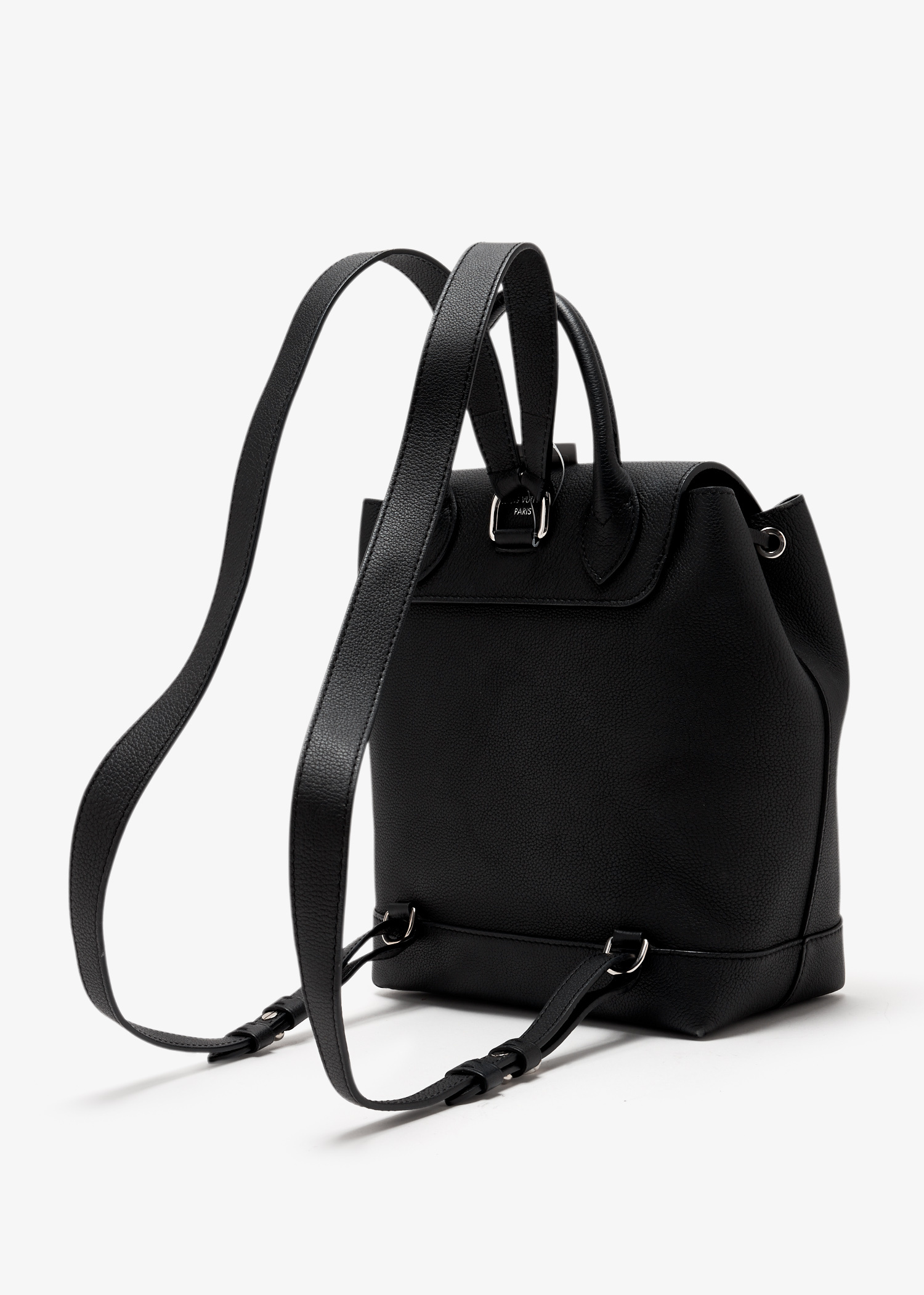 LockMe Black Leather LV Back Louis Vuitton Lockme II BB Bag Black SHW – the luxury cabinet main image 2