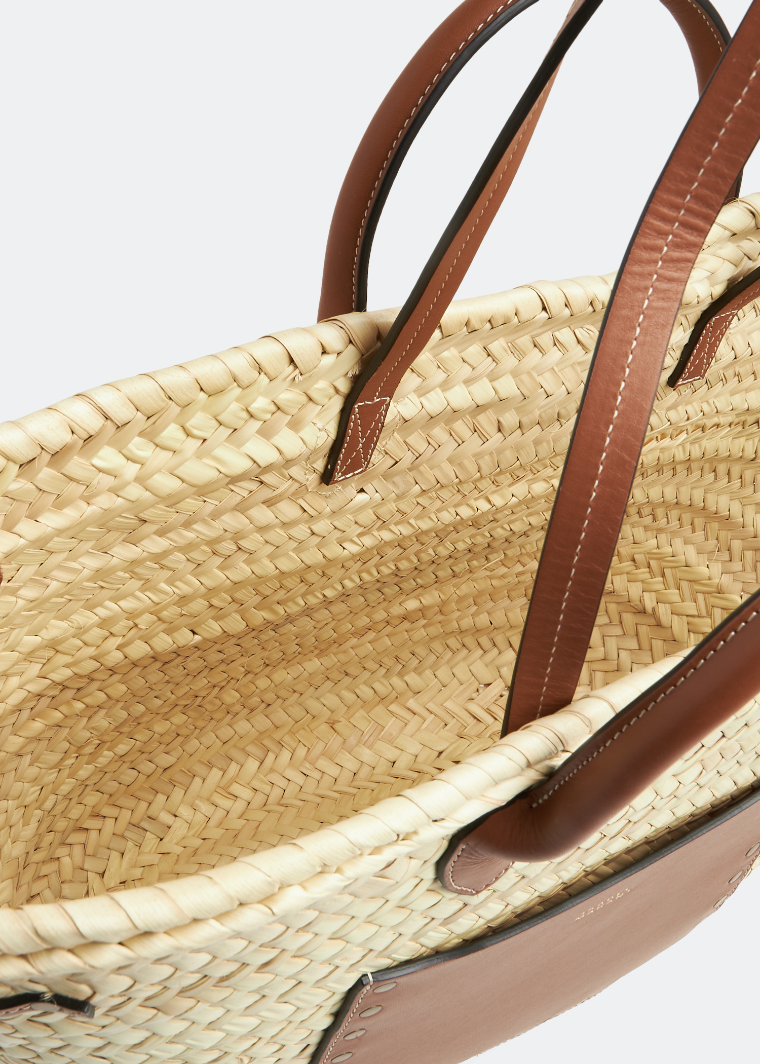 Isabel Marant Cadix straw tote bag for Women - Beige in