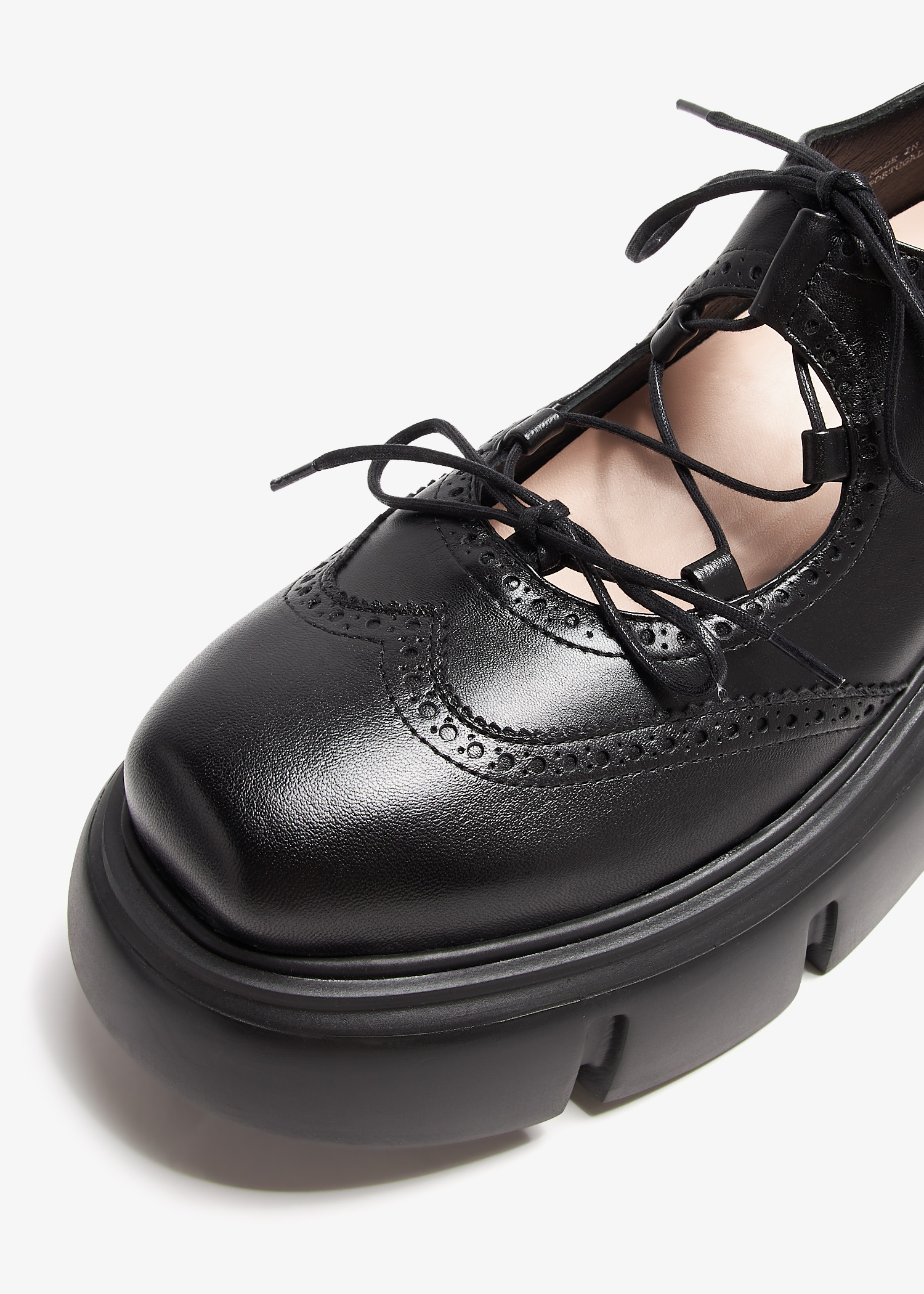 Simone Rocha Platform Ghillie brogue shoes for Women - Black