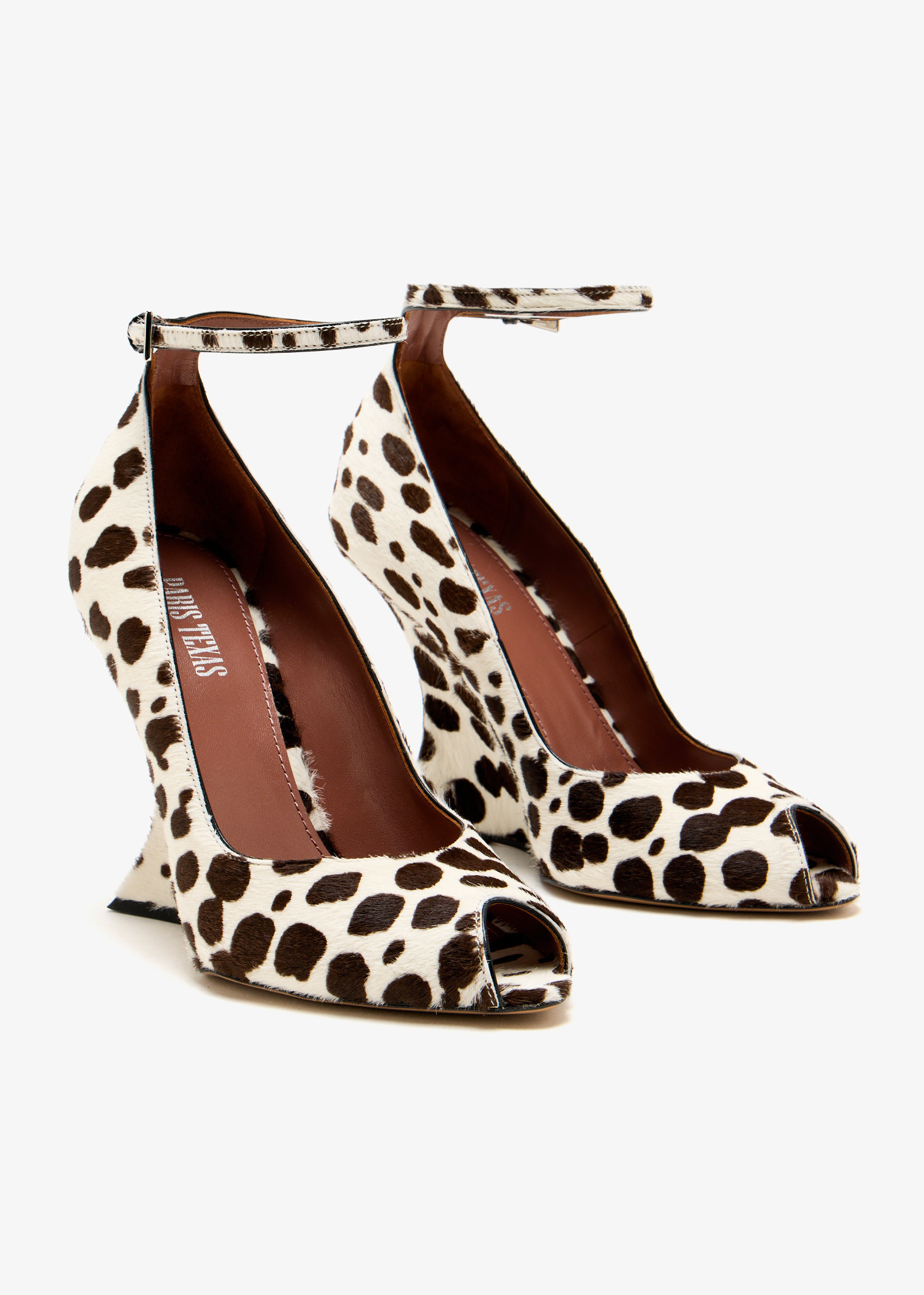 Paris Texas Nina peep-toe pumps for Women - Animal Printed