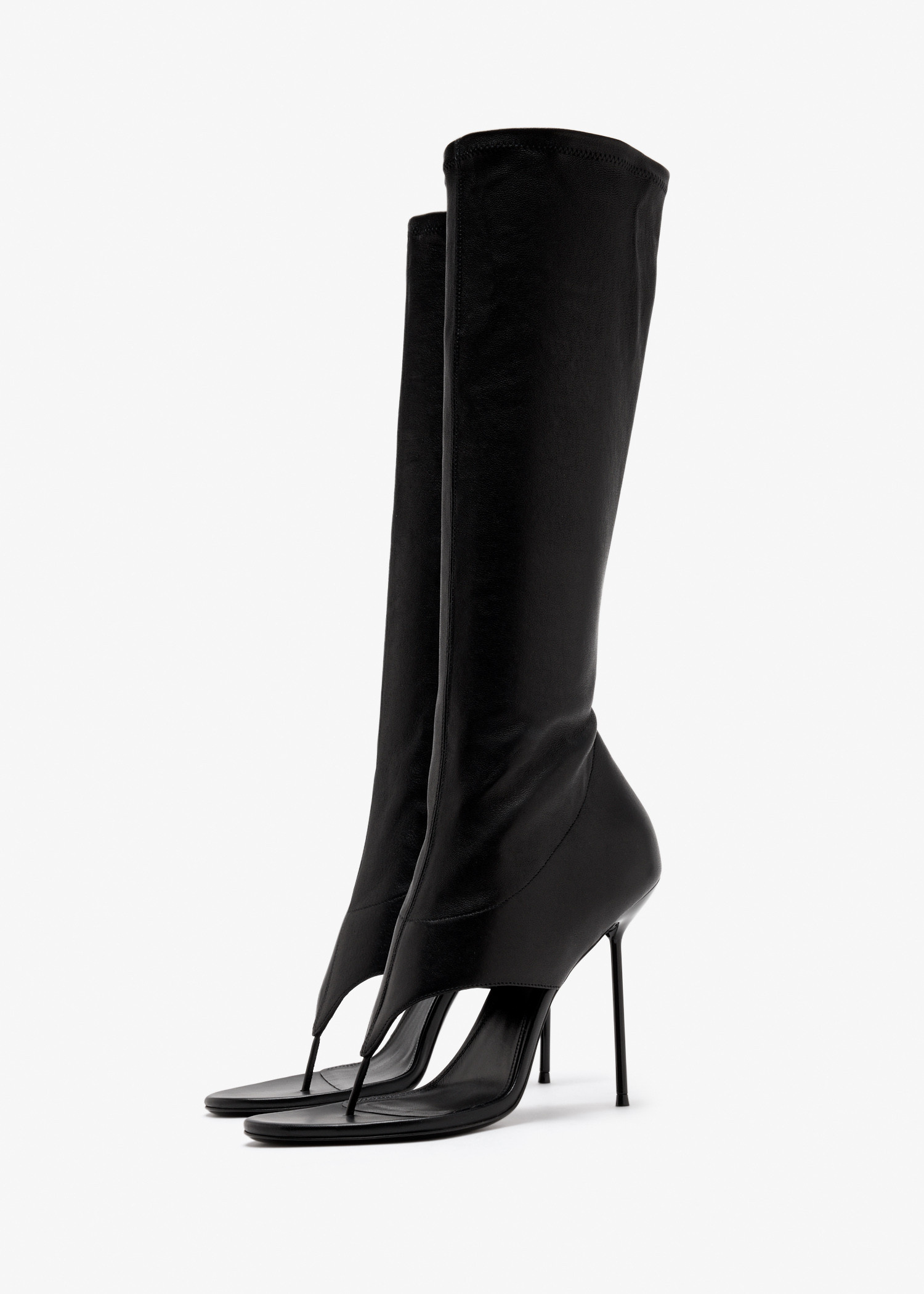 Paris Texas Lidia thong boots for Women - Black in USA | Level Shoes