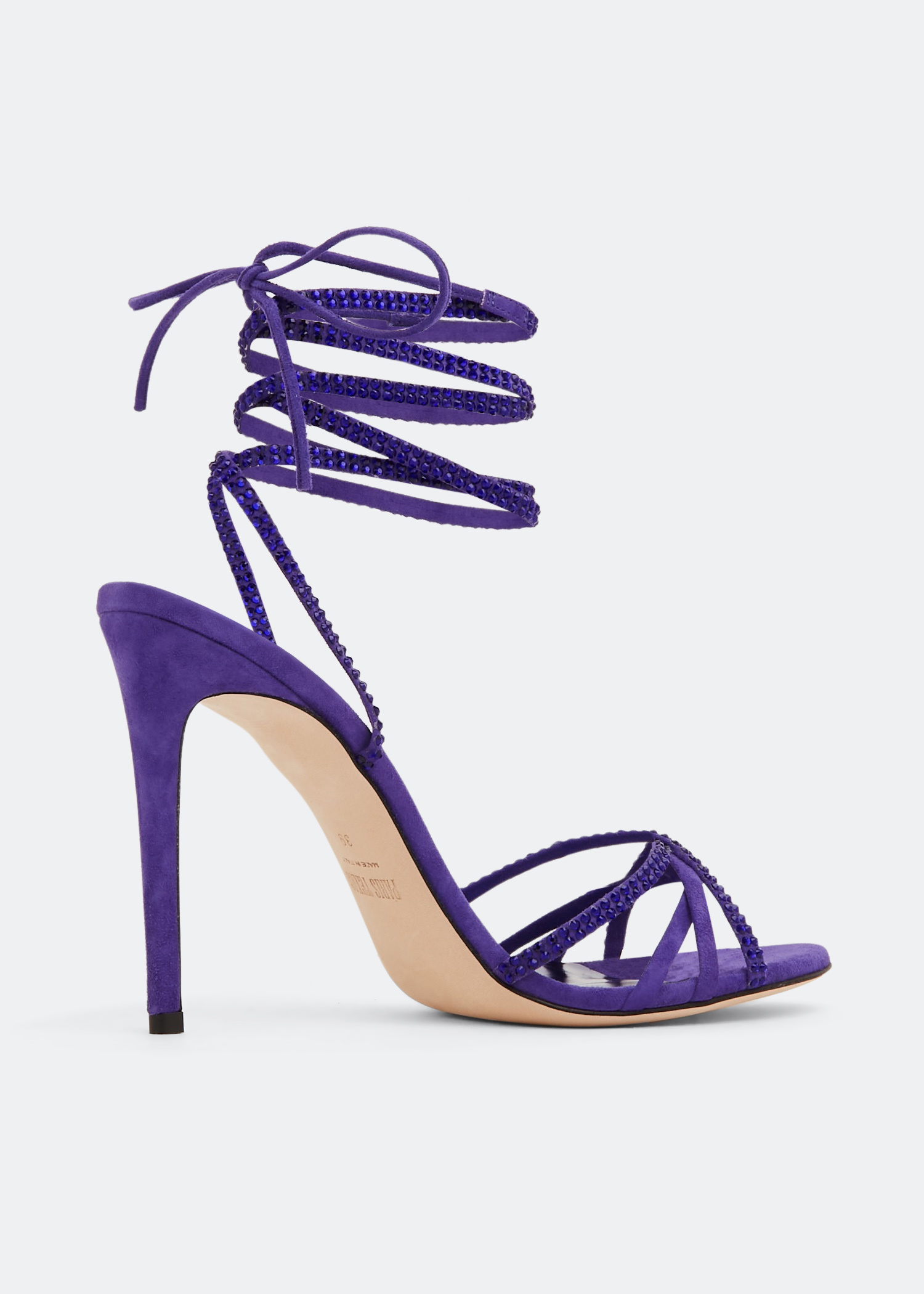 サンダル・ミュール PARIS TEXAS Women Sandals PX947 VIOLET ONYX purple Holly Tatiana embellished leather platform sandals in purple