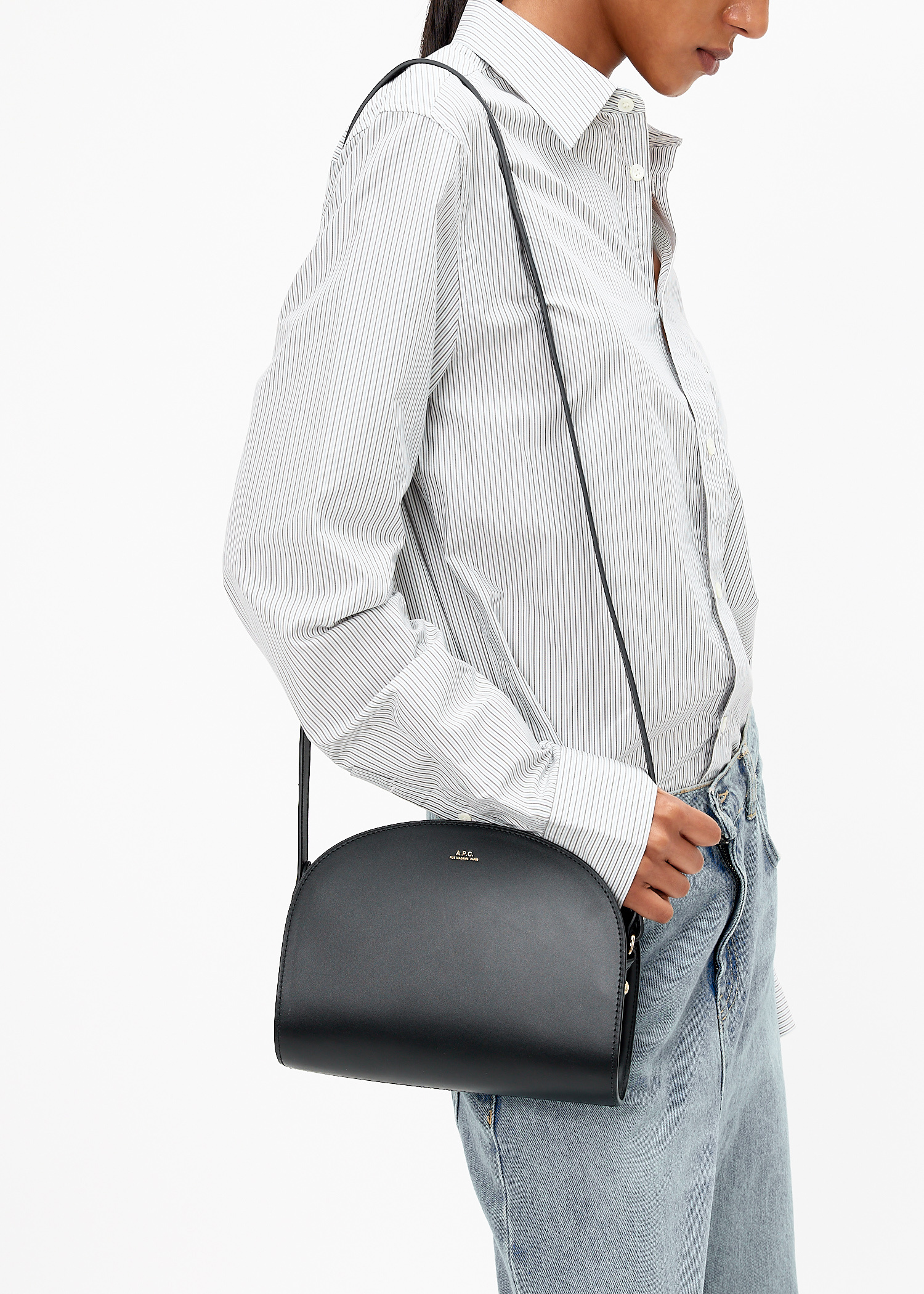 A.P.C. DEMI LUNE BAG デミルーネバッグ PXAWV F61048 CAD Demi-Lune bag | A.P.C.