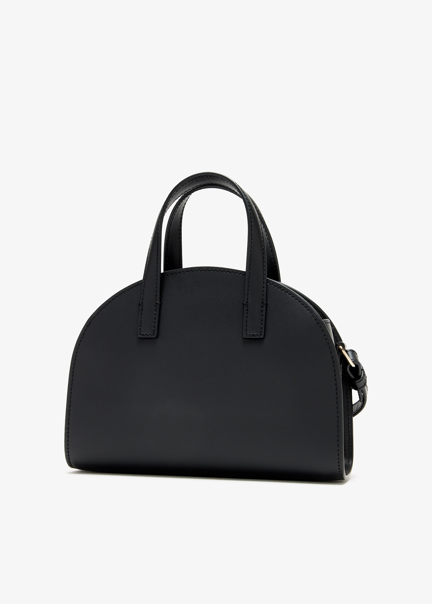 トートバッグ A.P.C. FW25 \"DEMI-LUNE\" TOTE BAG SMALL (PXCAX F61942 CAW) Demi-Lune Small tote bag | Smooth vegetable-tanned leather