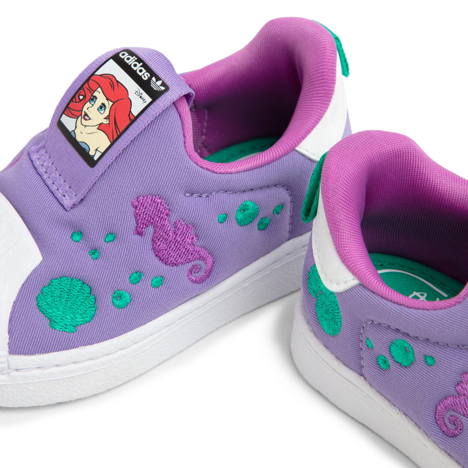 adidas x Disney Ariel Superstar 360 sneakers for Baby - Purple in