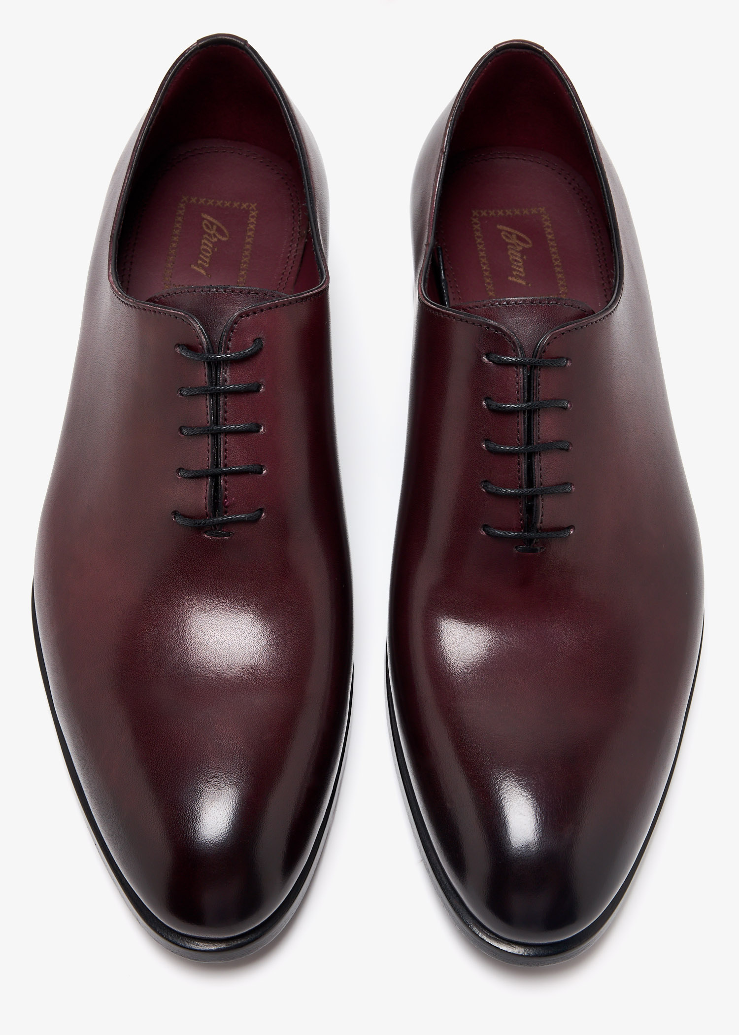 Brioni Leather oxford shoes for Men - Brown in KSA | Level Shoes display picture 1