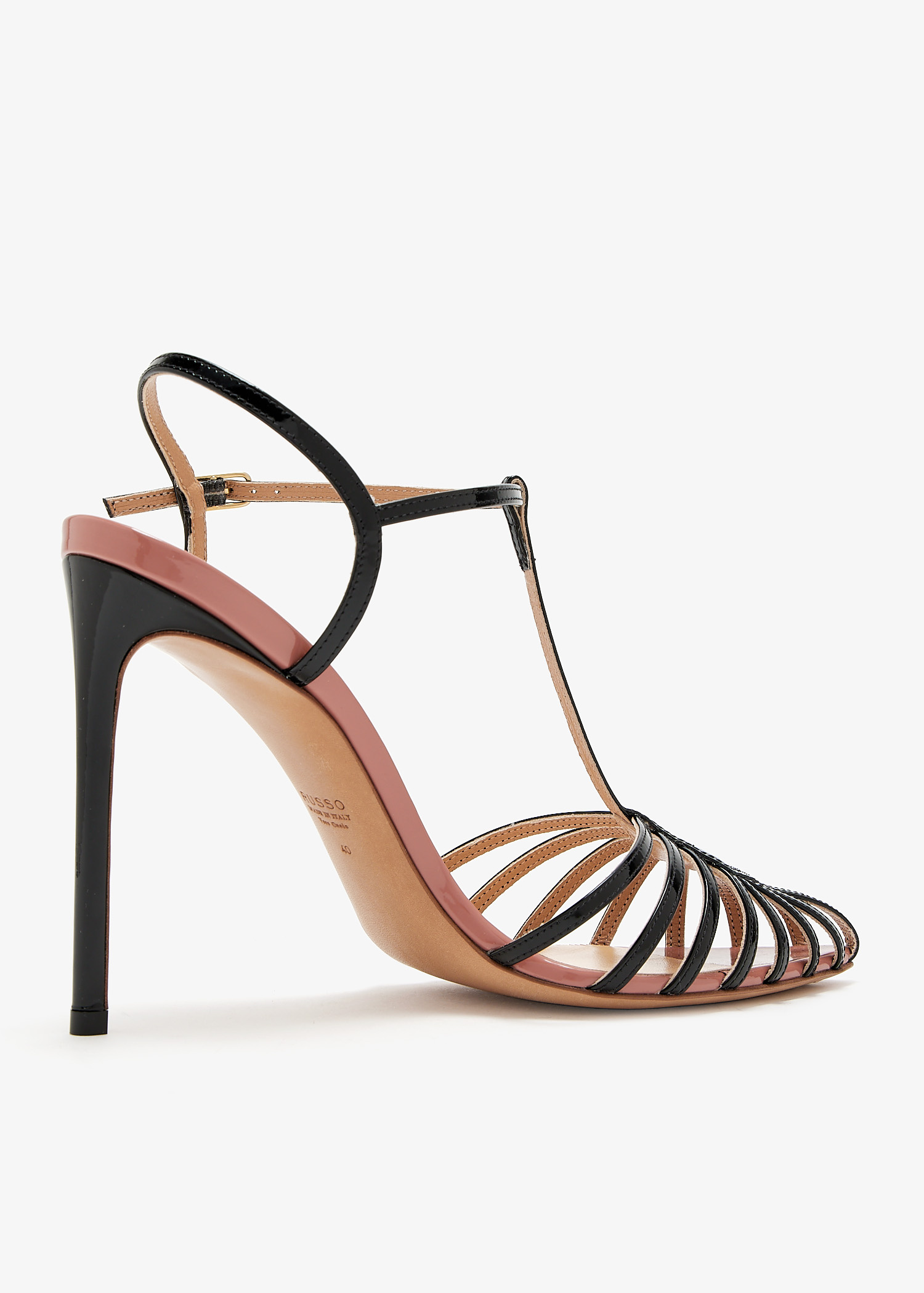 Francesco Russo Cage sandals for Women - Black in UAE