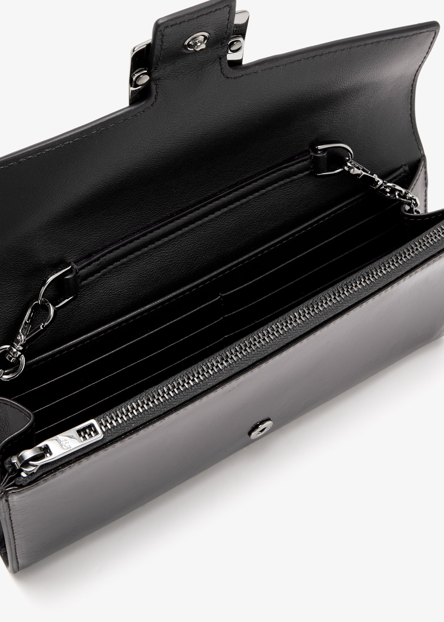 Roger Vivier Belle Vivier chain wallet for Women - Black in