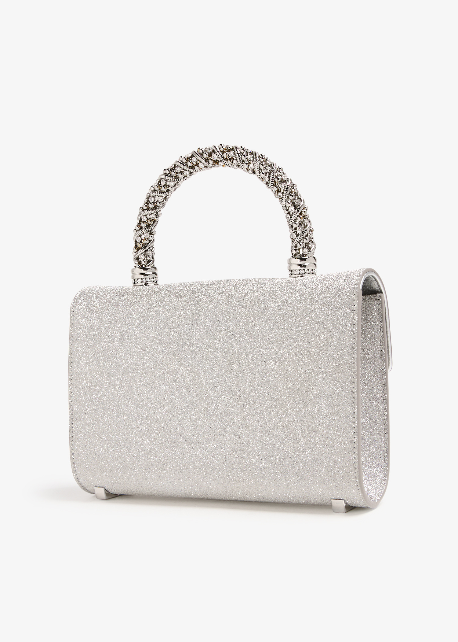 Roger Vivier Flower Strass Buckle mini clutch for Women