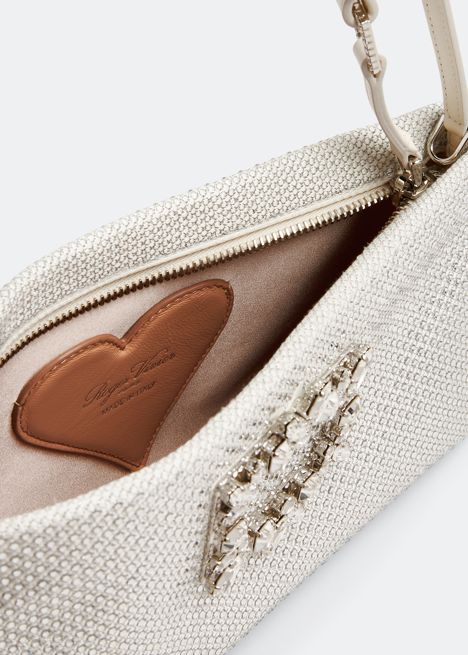 Roger Vivier RV Nightlily Crystal Mesh mini bag for Women