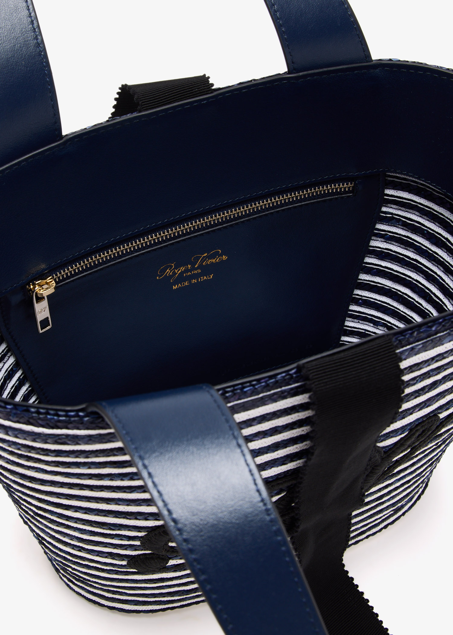 Roger Vivier RV Panier small tote bag for Women - Blue in