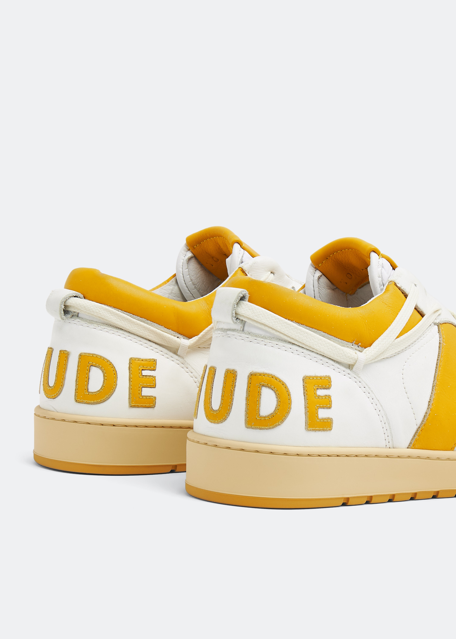 Rhude Rhecess low top sneakers for Men - Yellow in UAE | Level Shoes