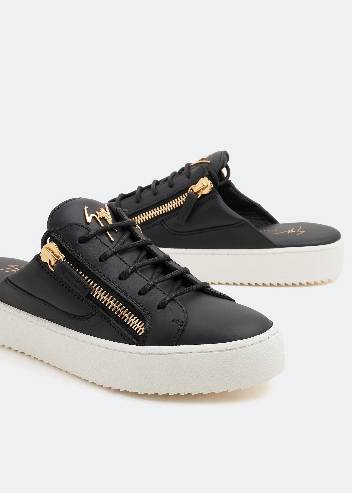 Giuseppe Zanotti Frankie cut sabot sneakers for Men - Black