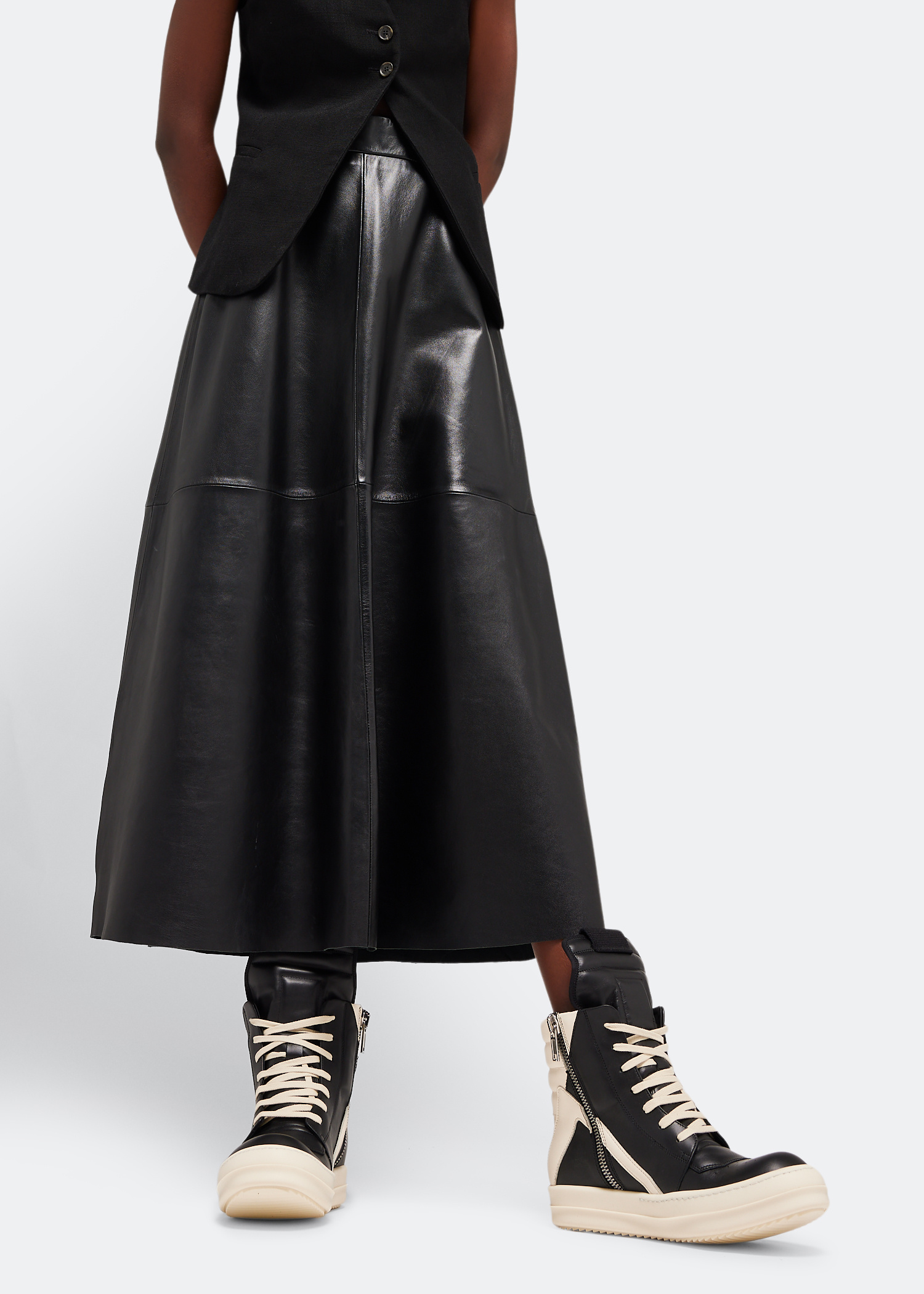 Rick Owens Geobasket high-top sneakers for Women - Black in USA