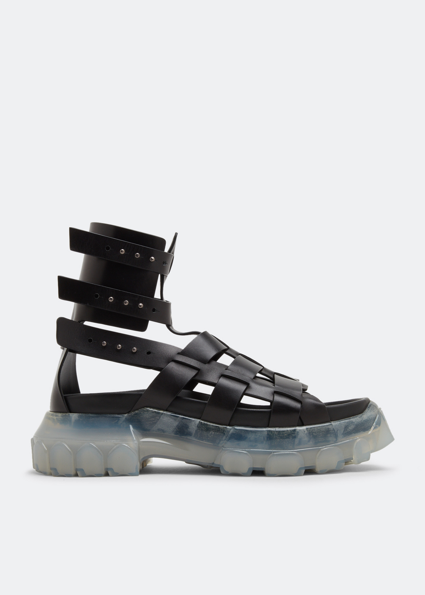Rick Owens Hiking Tractor sandals for Men - Black in USA | Level Shoes