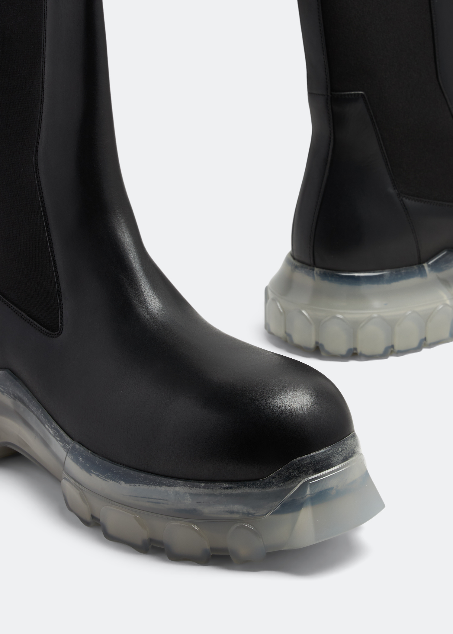 Rick Owens Beatle Bozo Tractor boots for Men - Black in KSA