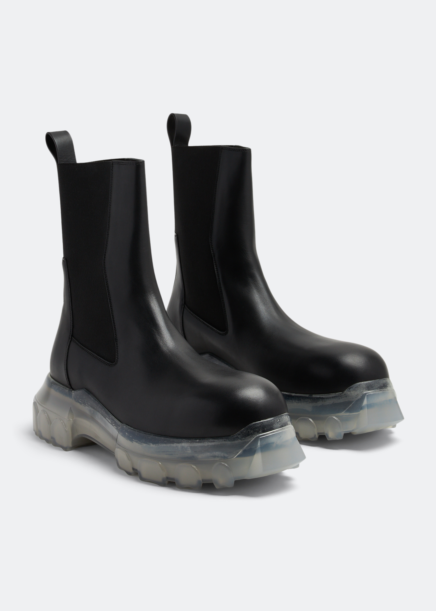 【Issei】RICK OWENS BOZO TRACTOR BEETLE Rick Owens Beatle Bozo Tractor Boots | Black | FARFETCH