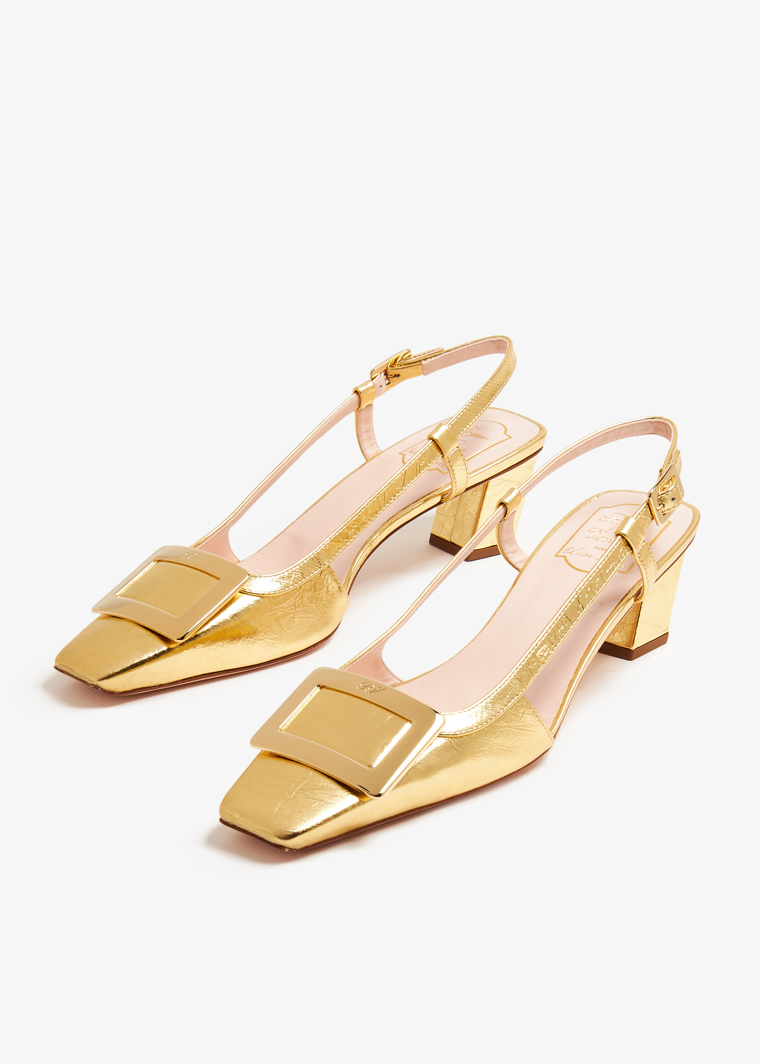 【関税&送料込】Roger Vivier Belle Vivier Gold Slipper ROGER VIVIER Belle Vivier gold slipper – Lord & Taylor
