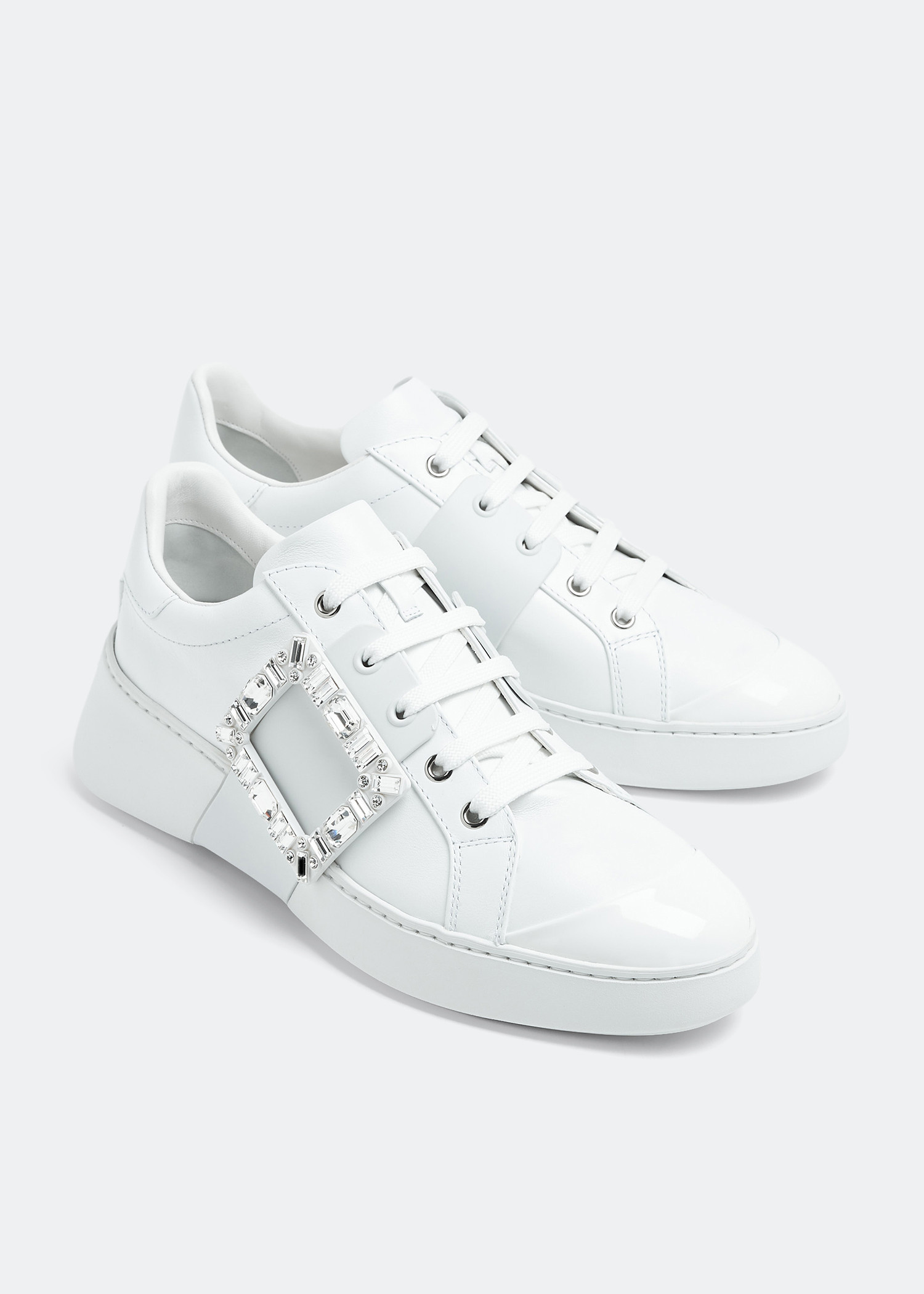 Roger Vivier Viv' Skate sneakers for Women - White in USA | Level