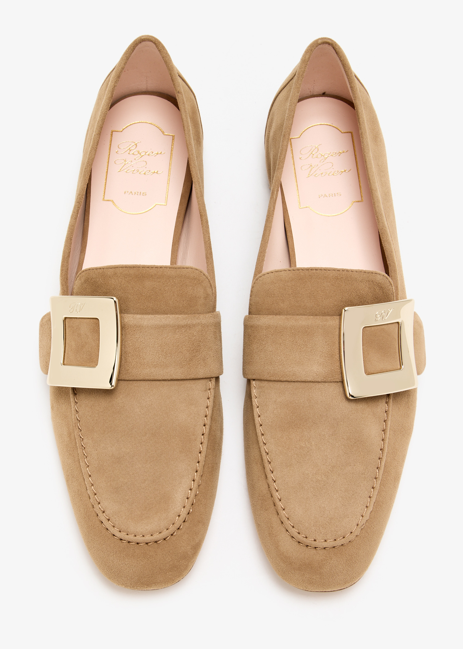 Roger Vivier Suede loafers for Women - Brown in UAE | Level