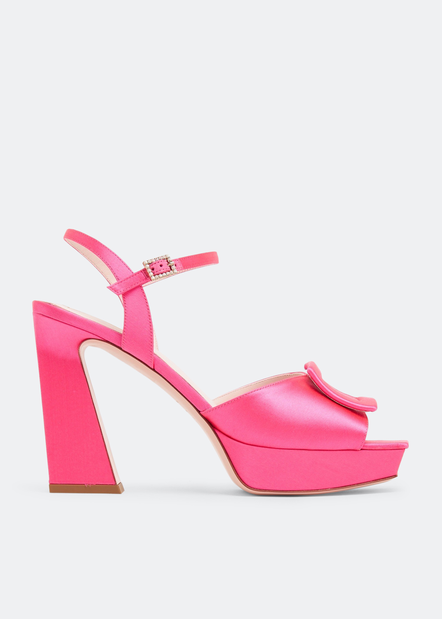 Roger Vivier Covered buckle platform sandals for Women