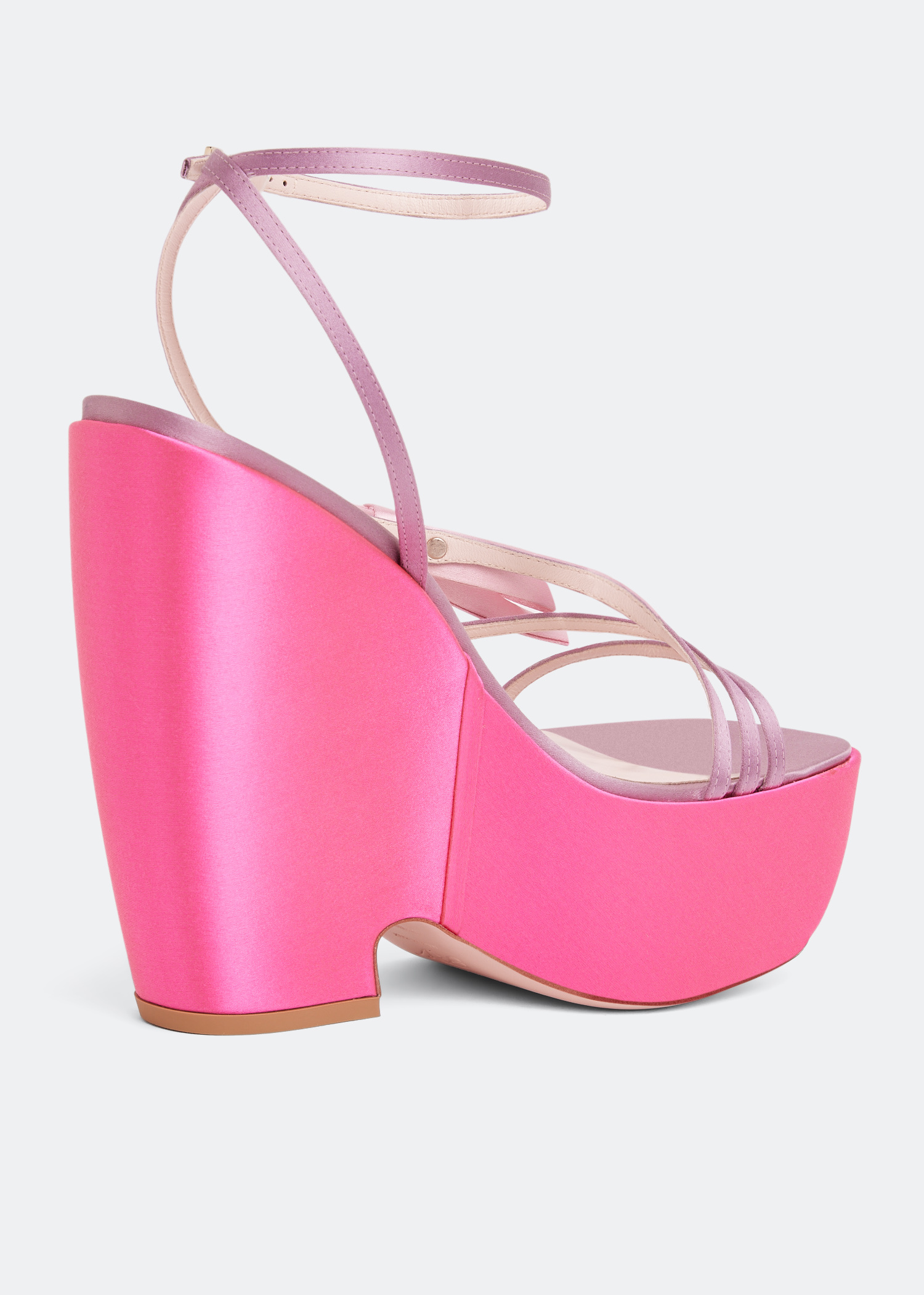 Roger Vivier Choc Bow wedge sandals for Women - Pink in UAE