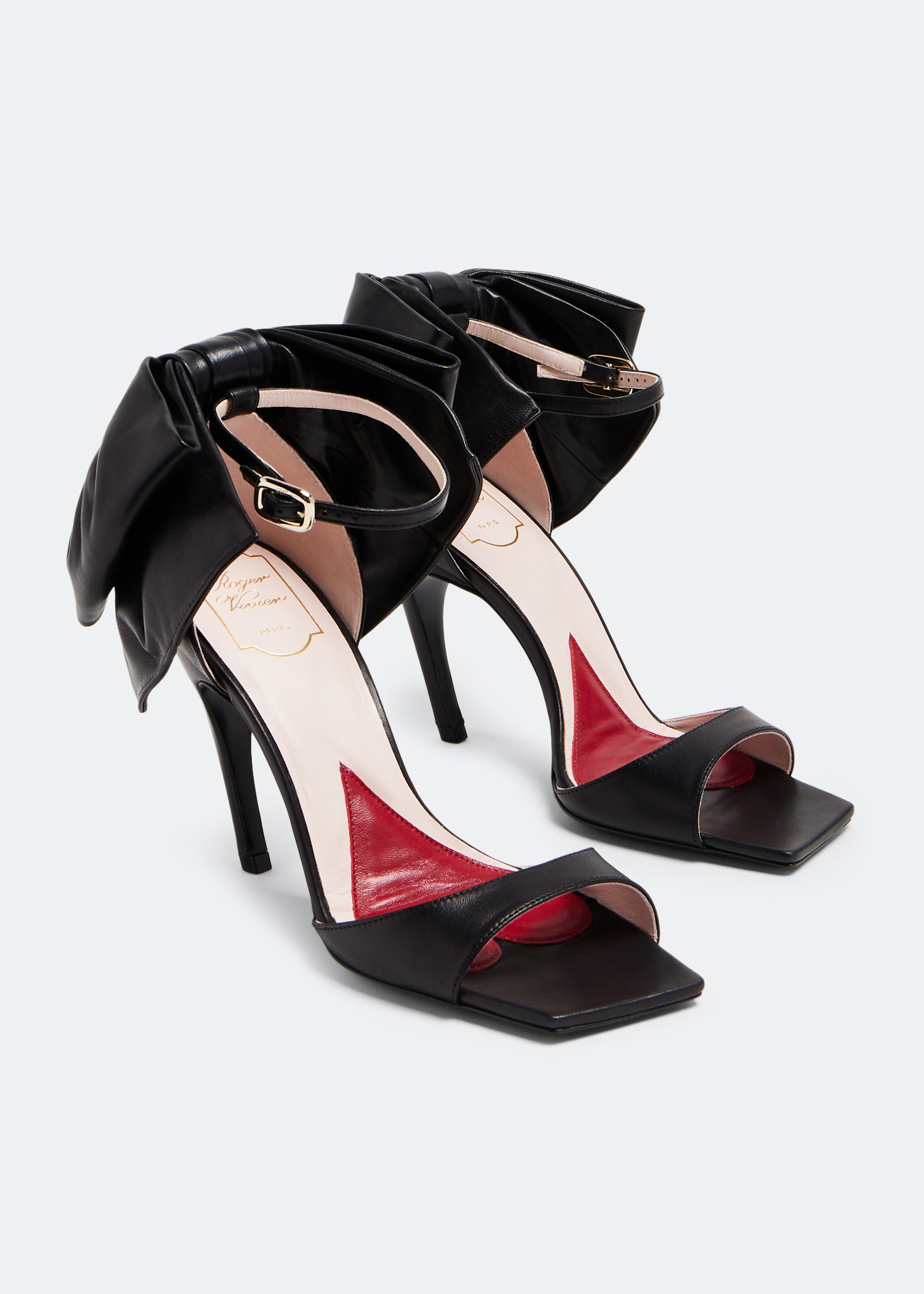 Roger Vivier Viv' Choc Back Bow sandals for Women Black in UAE