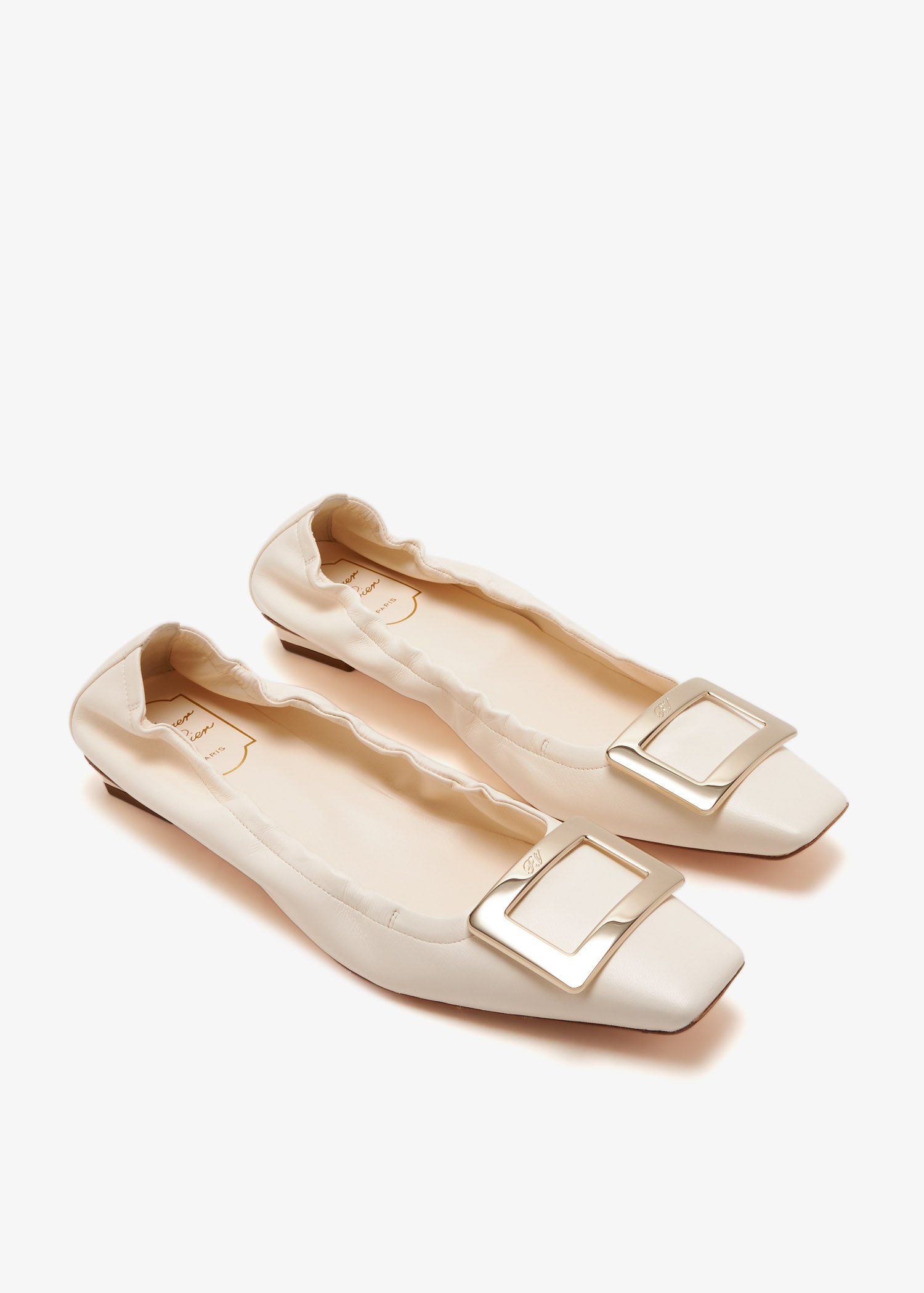【関税&送料込】Roger Vivier Ballerina Roger VIvier Black Patent Leather Belle Vivier Ballerina