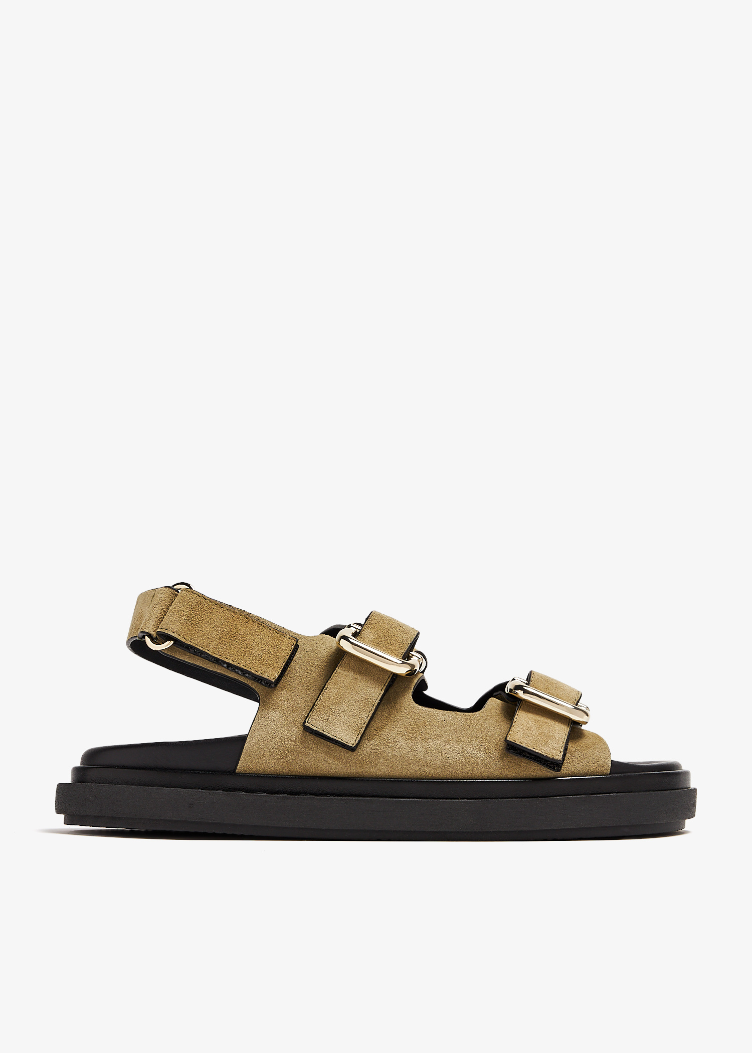 サンダル・ミュール ALOHAS SS25 Sandals (S100639 01) ALOHAS Harper sandals for Women - Khaki in UAE | Level Shoes
