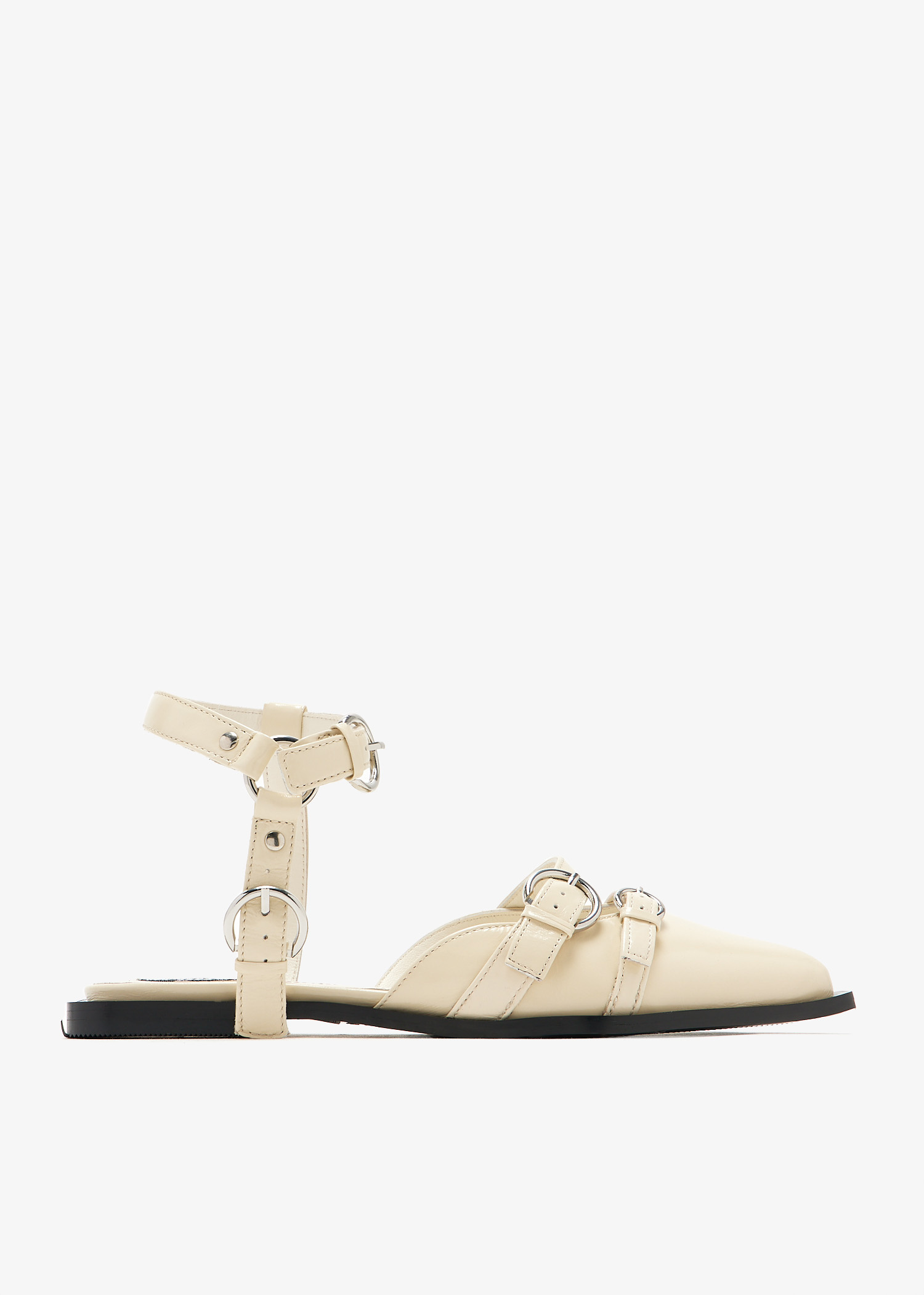 ALOHAS Thalara ballet flats for Women - Cream in KSA | Level Shoes