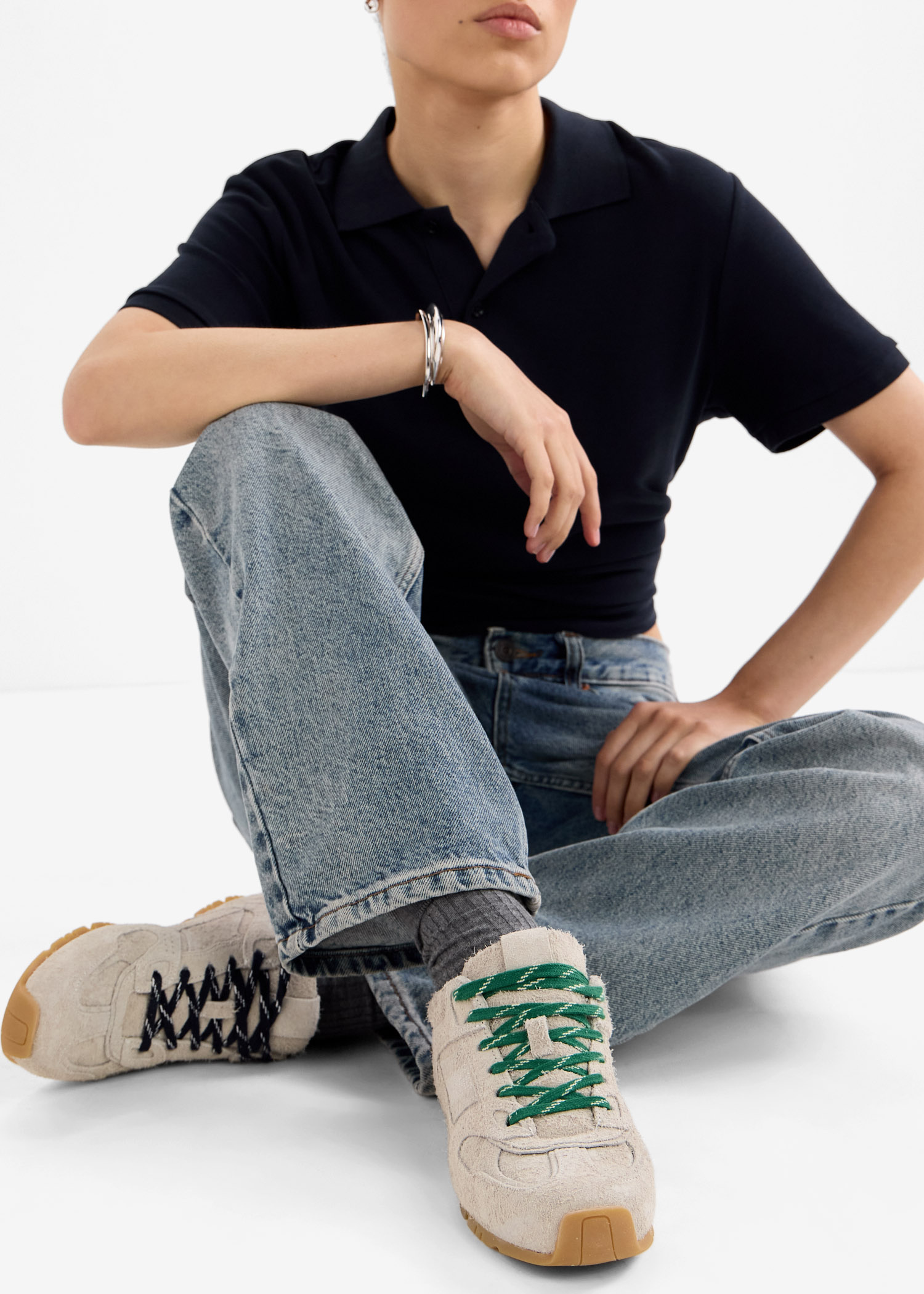 スニーカー ALOHAS FW25 ALOHAS Sneakers Grey (S100991 02) ALOHAS Tb.56 sneakers for Women - Grey in UAE | Level Shoes