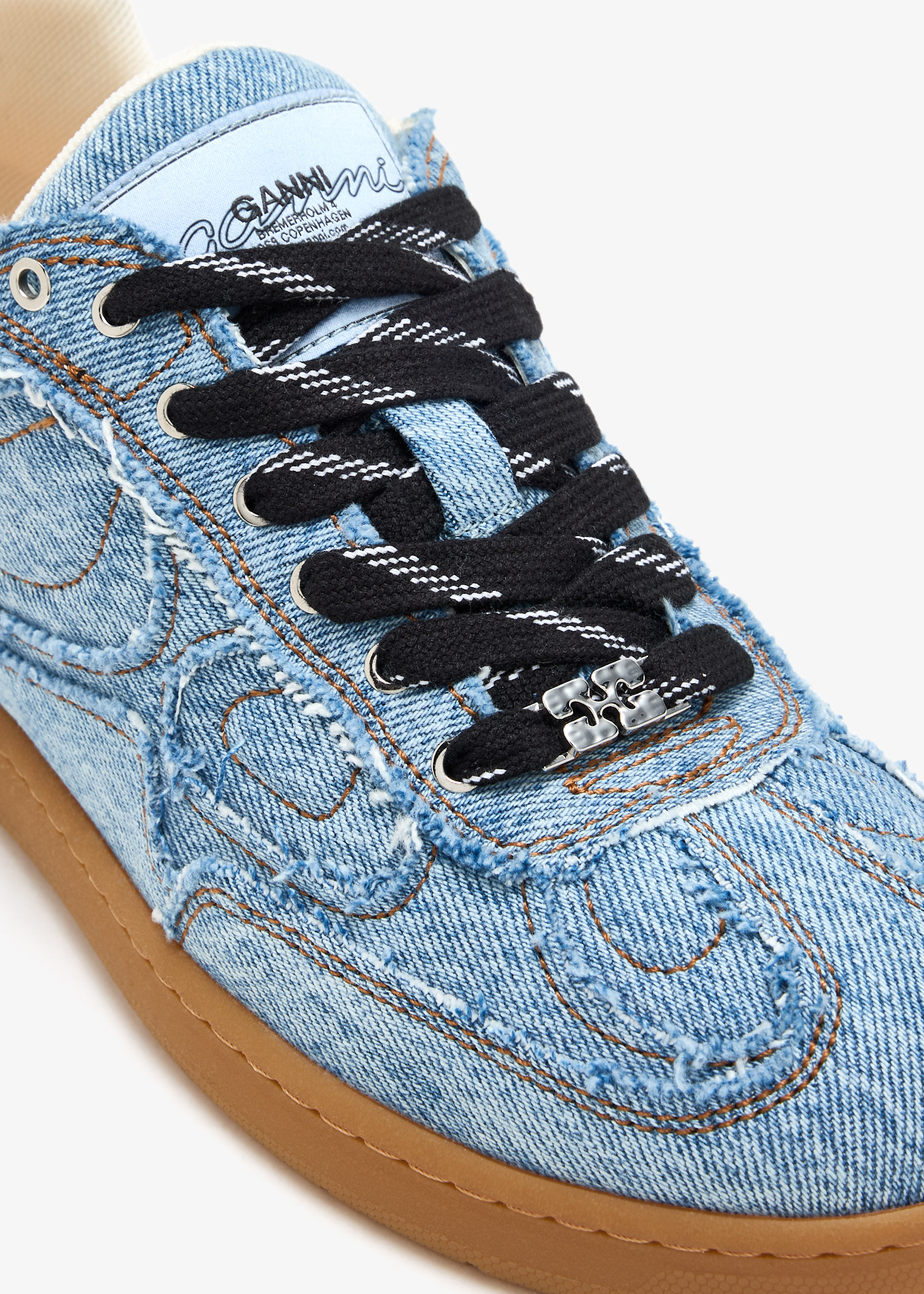 スニーカー Ganni FW25 GANNI Sneakers Blue (S3084 565) Ganni 08 sneakers for Women - Blue in UAE | Level Shoes